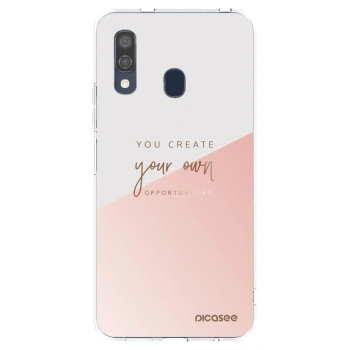 Picasee silikónový prehľadný obal pre Samsung Galaxy A40 A405F - Vytvor si svoju vlastnú príležitosť