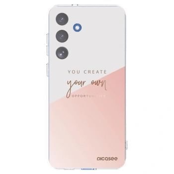 Picasee silikónový prehľadný obal pre Samsung Galaxy S25 FE 5G - Vytvor si svoju vlastnú príležitosť