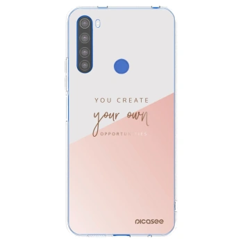 Picasee silikónový prehľadný obal pre Xiaomi Redmi Note 8T - Vytvor si svoju vlastnú príležitosť