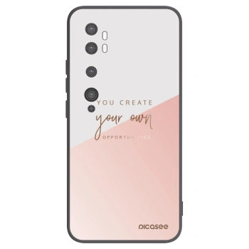 Picasee silikónový čierny obal pre Xiaomi Mi Note 10 (Pro) - Vytvor si svoju vlastnú príležitosť