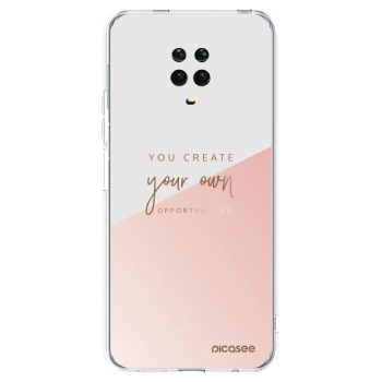 Picasee silikónový prehľadný obal pre Xiaomi Redmi Note 9 Pro - Vytvor si svoju vlastnú príležitosť