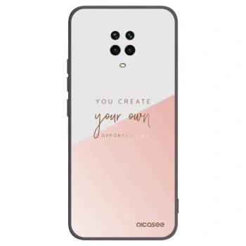 Picasee silikónový čierny obal pre Xiaomi Redmi Note 9 Pro - Vytvor si svoju vlastnú príležitosť