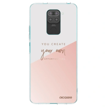 Picasee silikónový čierny obal pre Xiaomi Redmi Note 9 - Vytvor si svoju vlastnú príležitosť