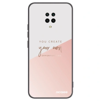 Picasee silikónový čierny obal pre Xiaomi Redmi Note 9S - Vytvor si svoju vlastnú príležitosť