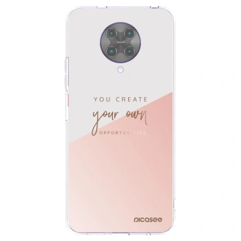 Picasee silikónový prehľadný obal pre Xiaomi Poco F2 Pro - Vytvor si svoju vlastnú príležitosť