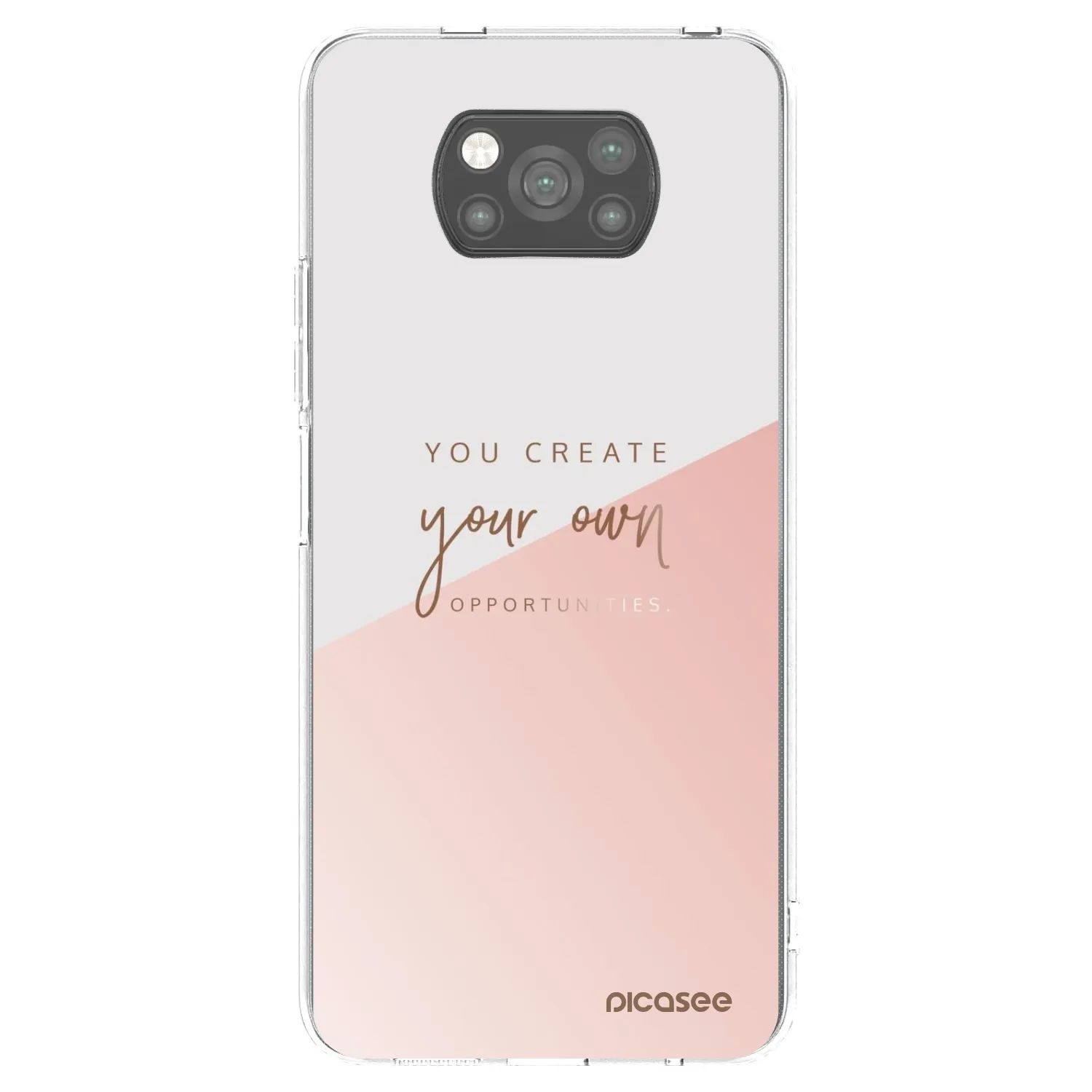 Picasee silikónový čierny obal pre Xiaomi Poco X3 - Vytvor si svoju vlastnú príležitosť