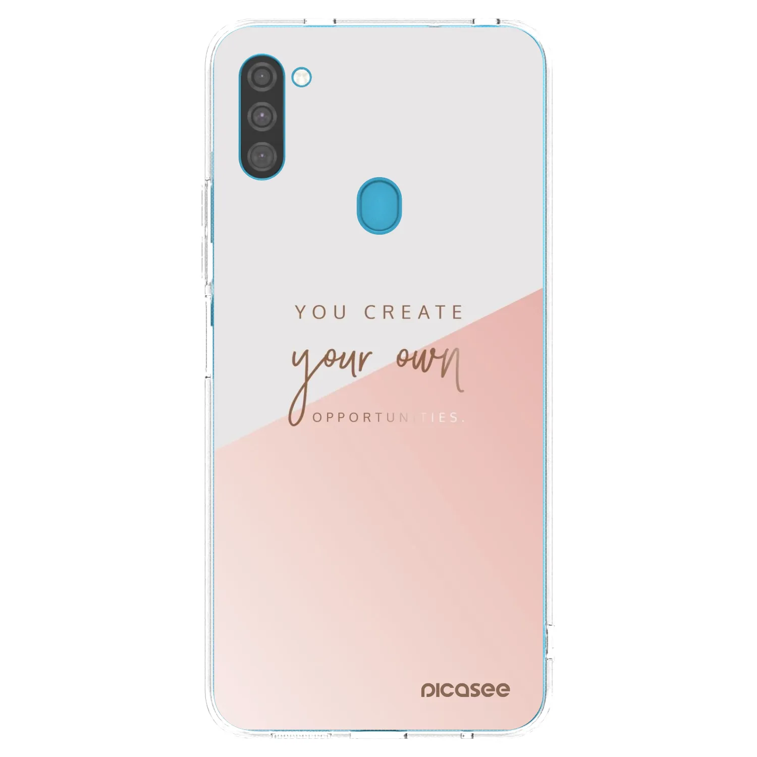 Picasee silikónový prehľadný obal pre Samsung Galaxy M11 - Vytvor si svoju vlastnú príležitosť