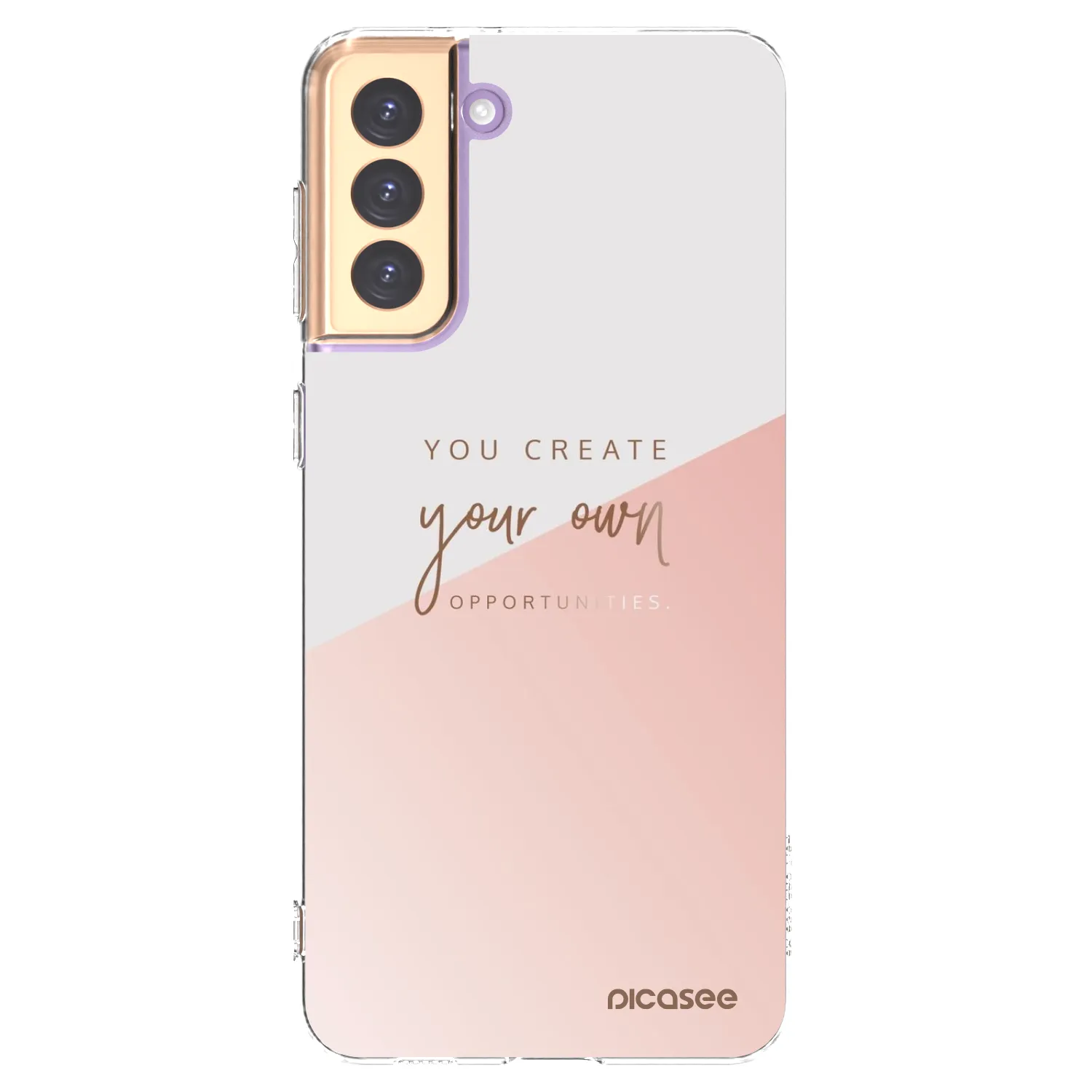 Picasee silikónový prehľadný obal pre Samsung Galaxy S21+ 5G G996F - Vytvor si svoju vlastnú príležitosť
