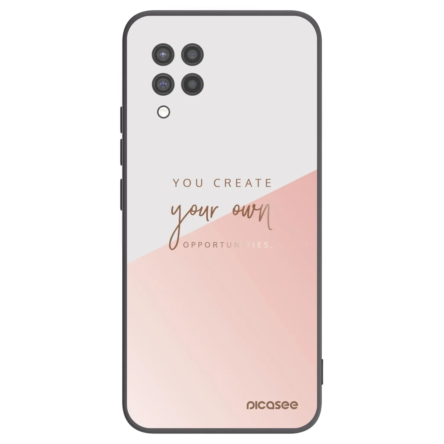 Picasee silikónový čierny obal pre Samsung Galaxy A42 A426B - Vytvor si svoju vlastnú príležitosť