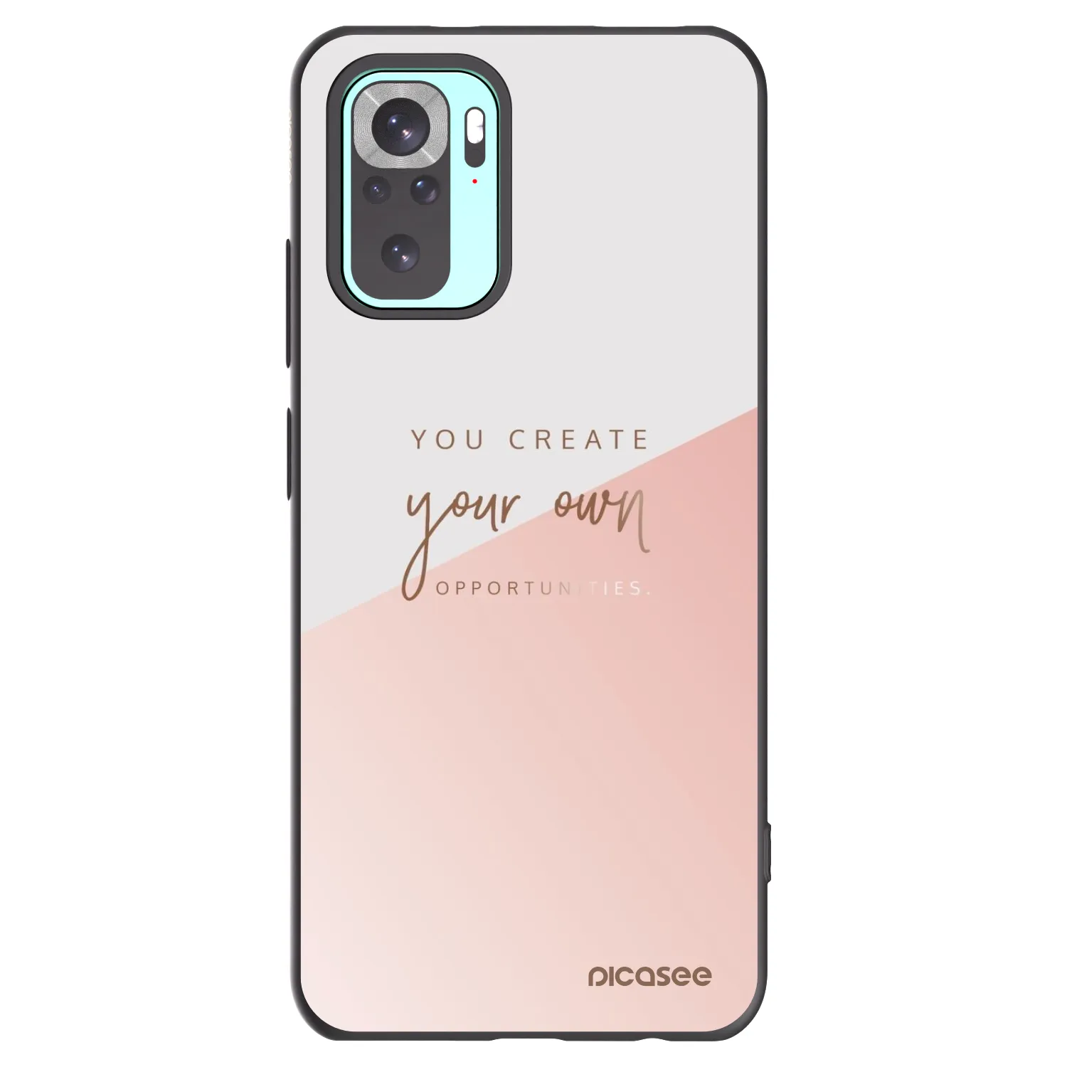 Picasee silikónový čierny obal pre Xiaomi Redmi Note 10 Pro - Vytvor si svoju vlastnú príležitosť