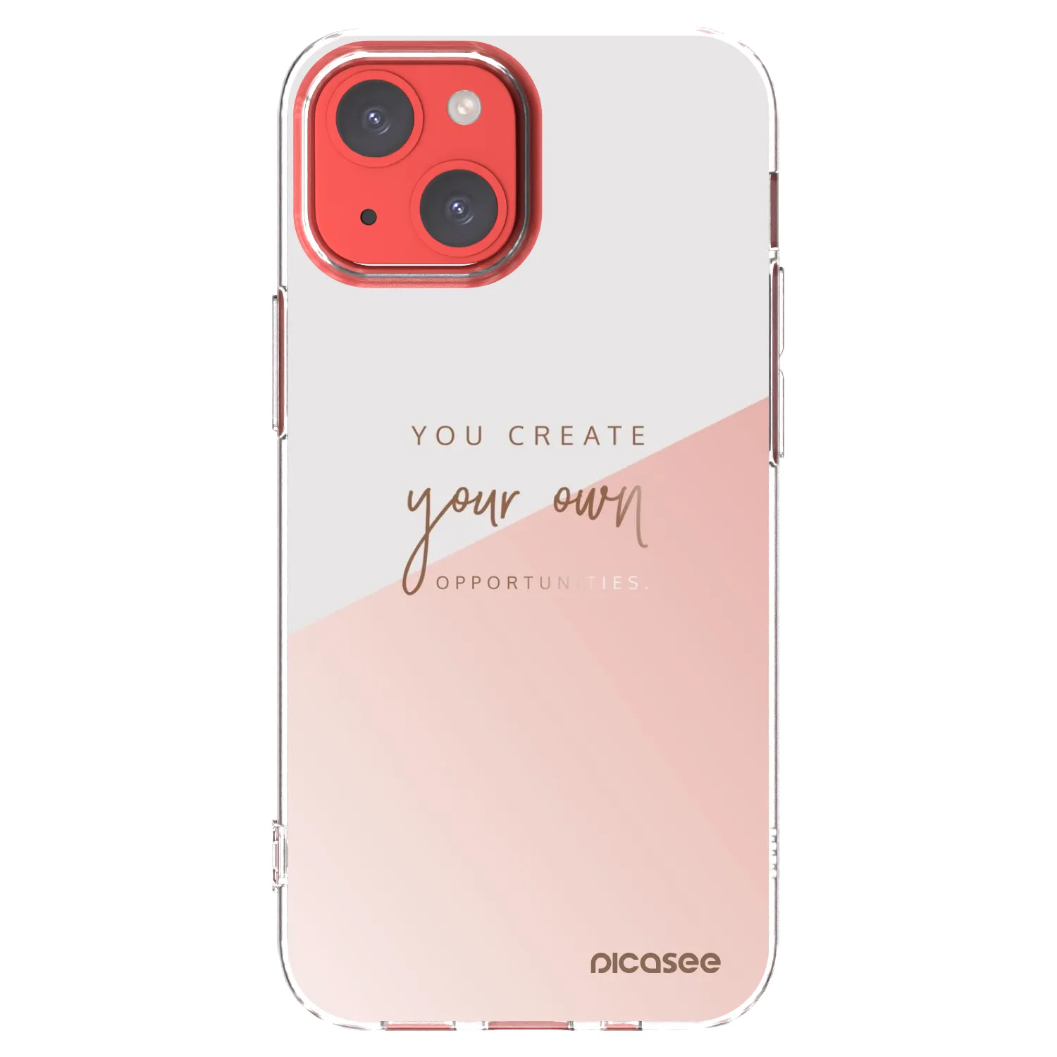 Picasee silikónový prehľadný obal pre Apple iPhone 13 mini - Vytvor si svoju vlastnú príležitosť