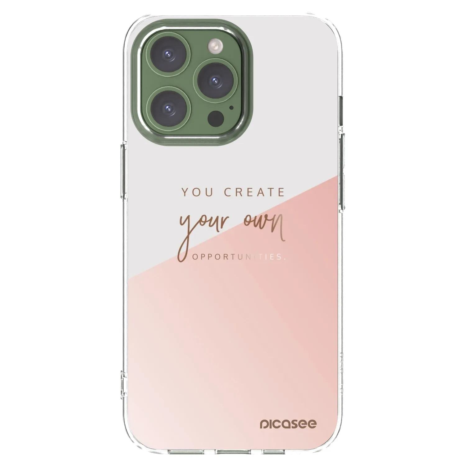 Picasee silikónový prehľadný obal pre Apple iPhone 13 Pro - Vytvor si svoju vlastnú príležitosť