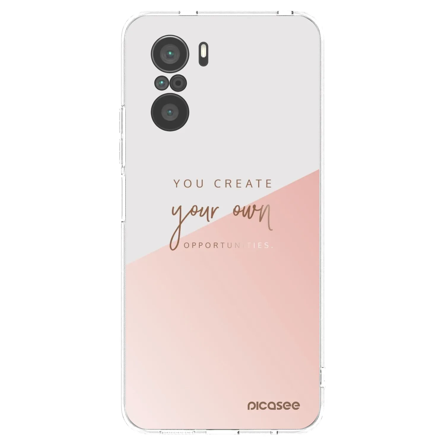 Picasee silikónový prehľadný obal pre Xiaomi Poco F3 - Vytvor si svoju vlastnú príležitosť