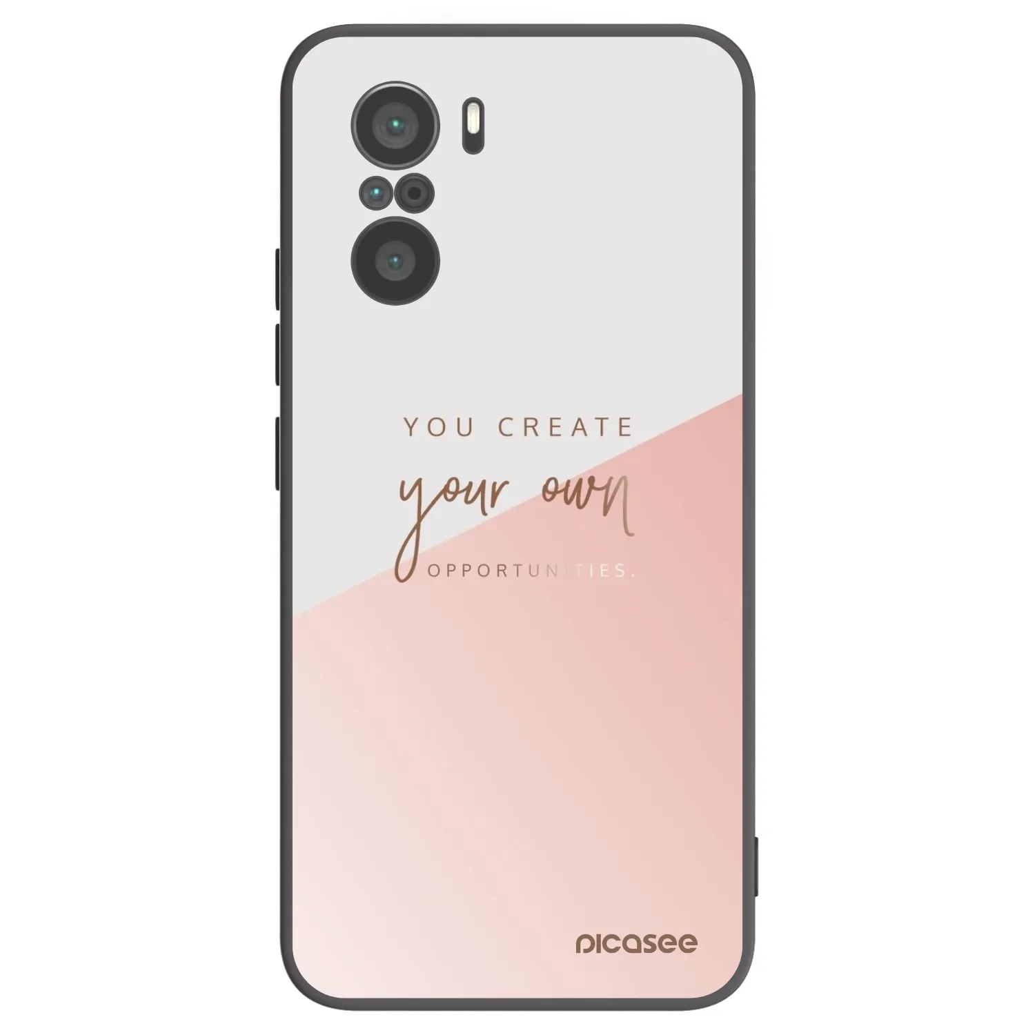 Picasee silikónový čierny obal pre Xiaomi Poco F3 - Vytvor si svoju vlastnú príležitosť