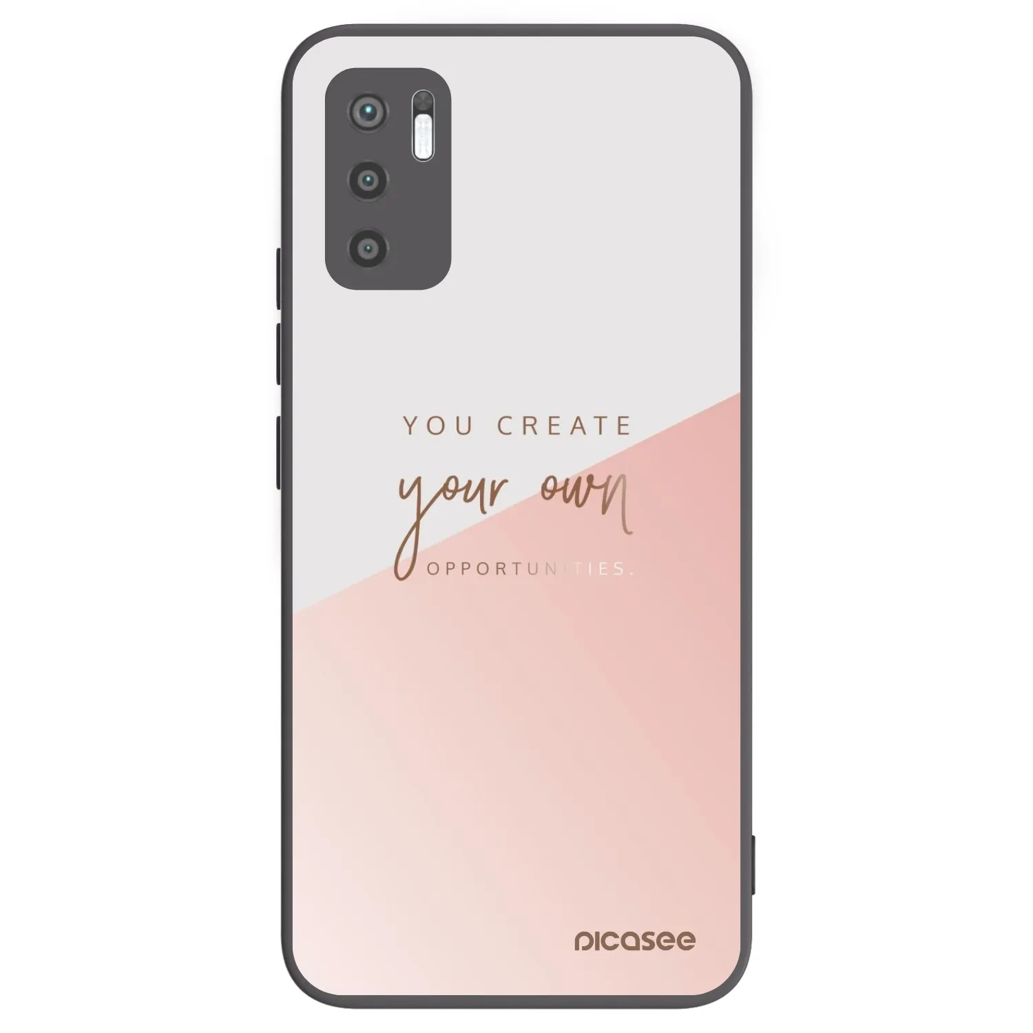 Picasee silikónový čierny obal pre Xiaomi Redmi Note 10 5G - Vytvor si svoju vlastnú príležitosť