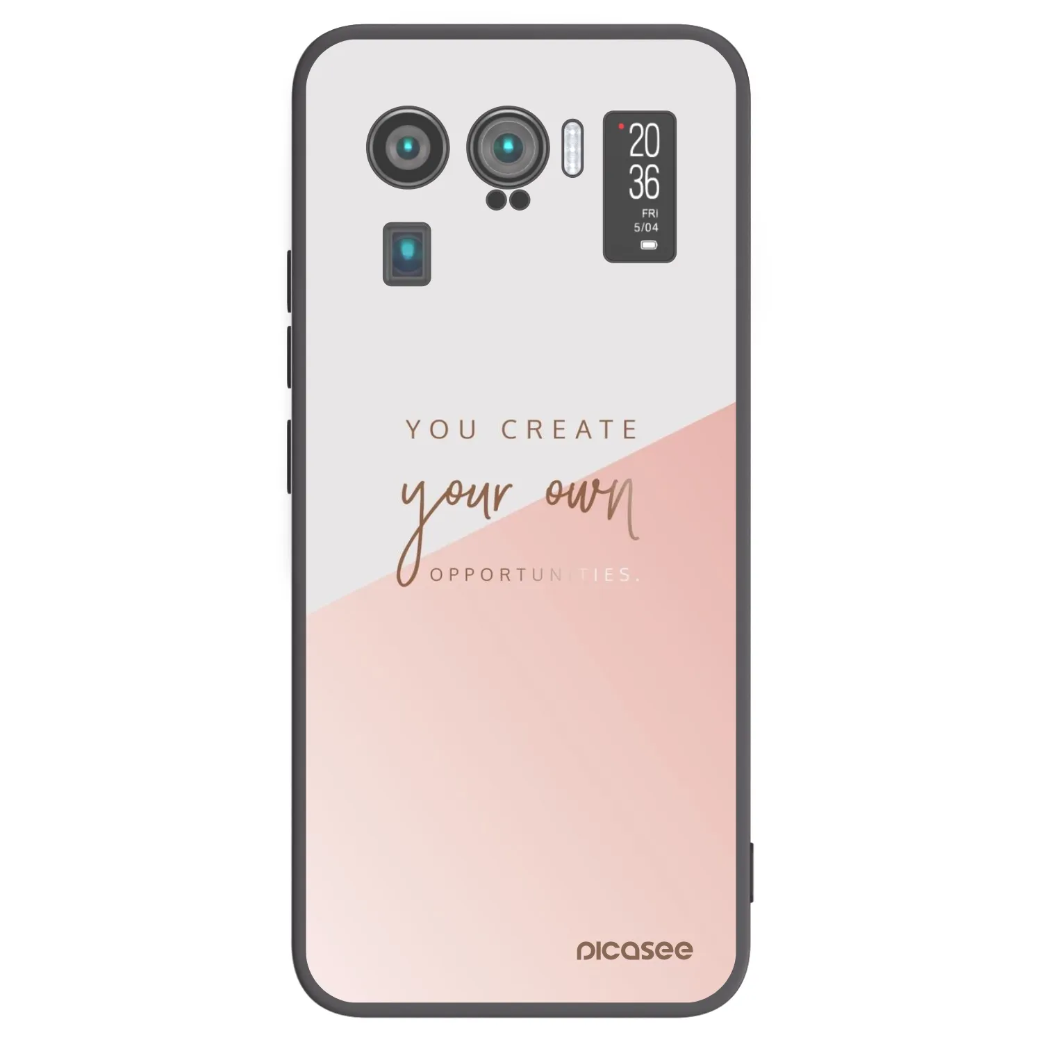 Picasee silikónový čierny obal pre Xiaomi Mi 11 Ultra - Vytvor si svoju vlastnú príležitosť