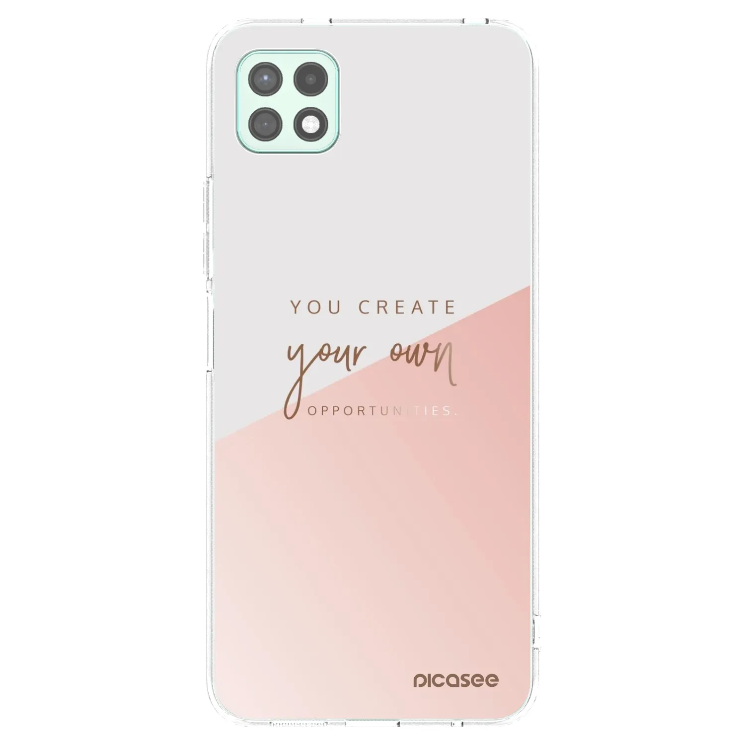 Picasee silikónový prehľadný obal pre Samsung Galaxy A22 A226B 5G - Vytvor si svoju vlastnú príležitosť