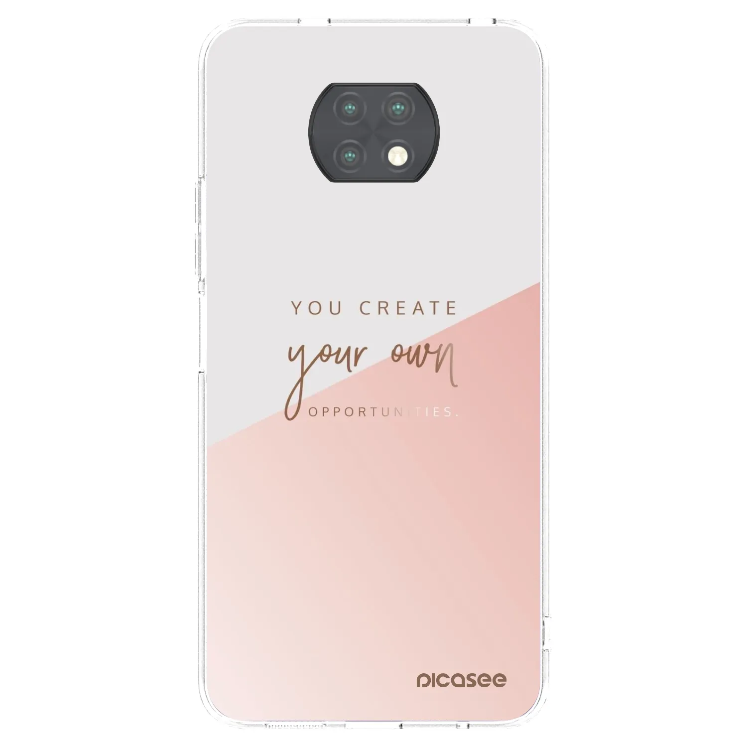 Picasee silikónový prehľadný obal pre Xiaomi Redmi Note 9T - Vytvor si svoju vlastnú príležitosť