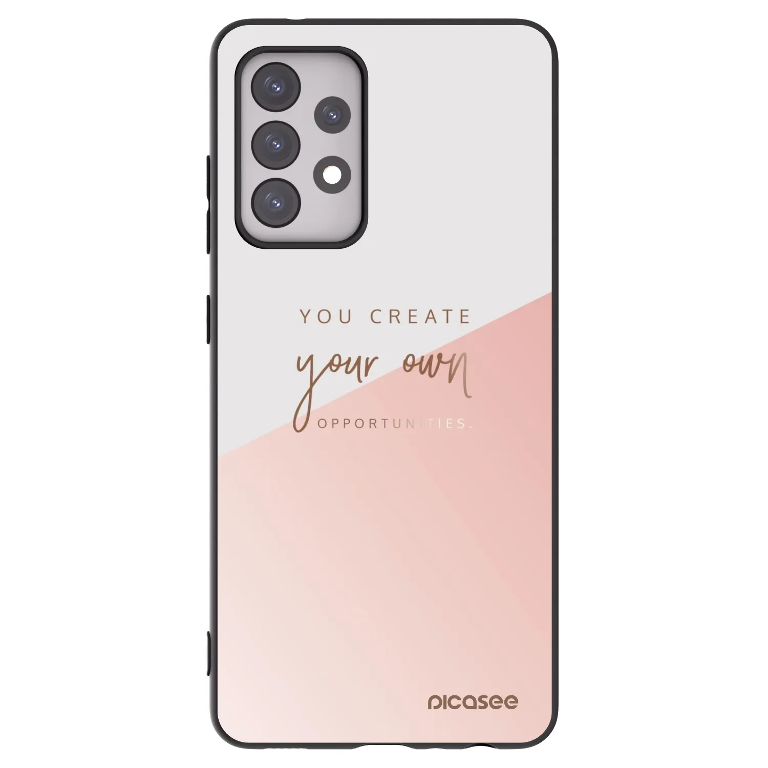 Picasee silikónový čierny obal pre Samsung Galaxy A52s 5G A528B - Vytvor si svoju vlastnú príležitosť