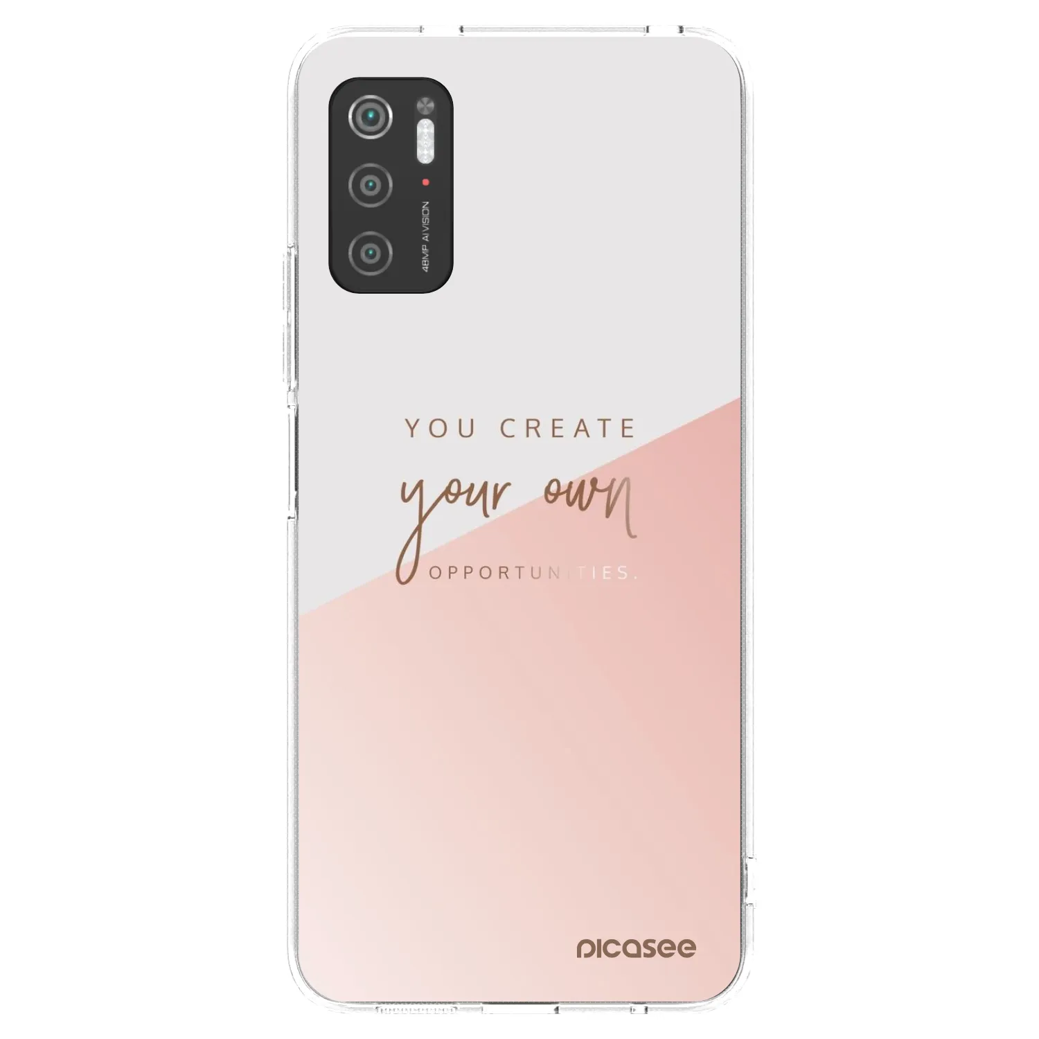 Picasee silikónový prehľadný obal pre Xiaomi Poco M3 Pro 5G - Vytvor si svoju vlastnú príležitosť