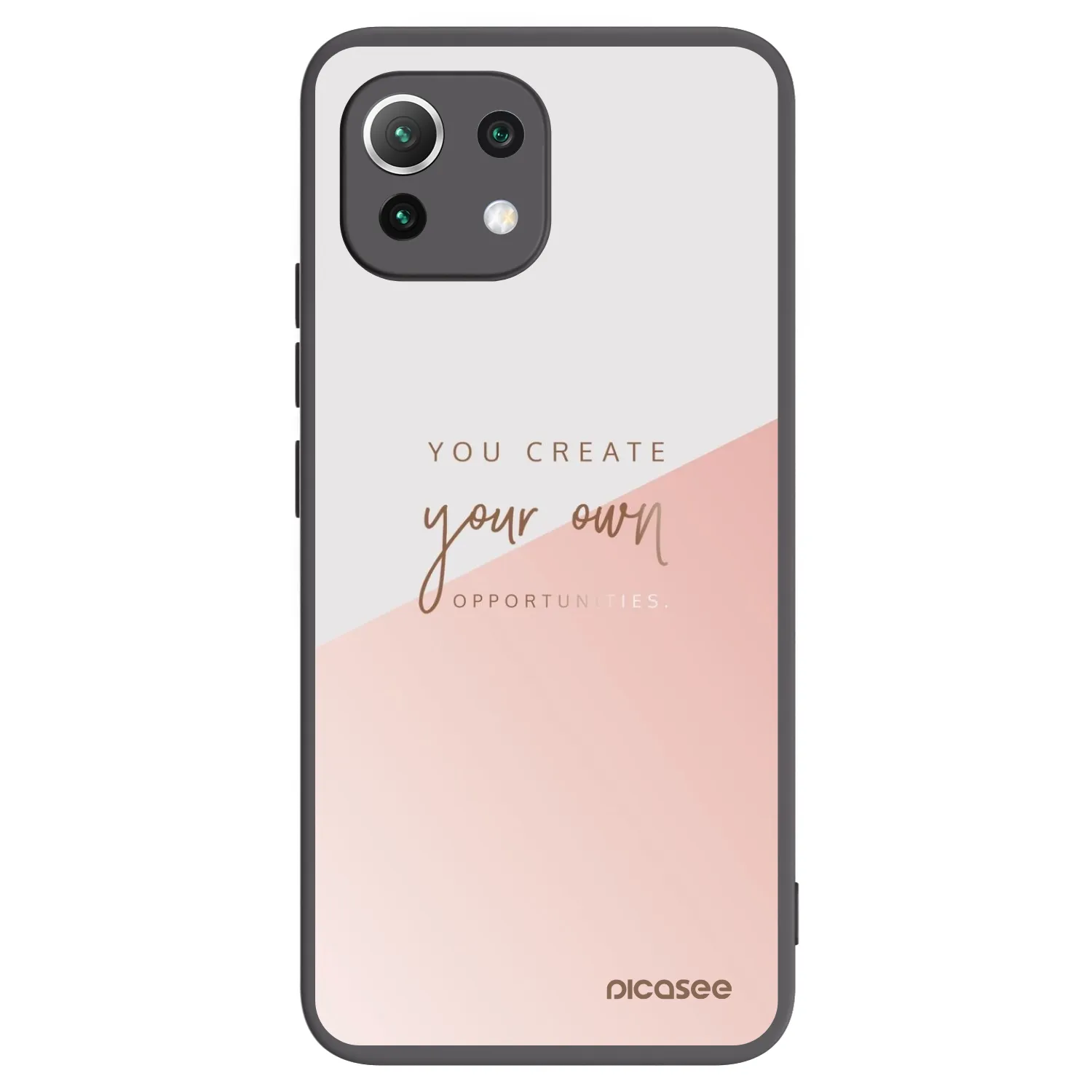 Picasee silikónový čierny obal pre Xiaomi 11 Lite 5G NE - Vytvor si svoju vlastnú príležitosť