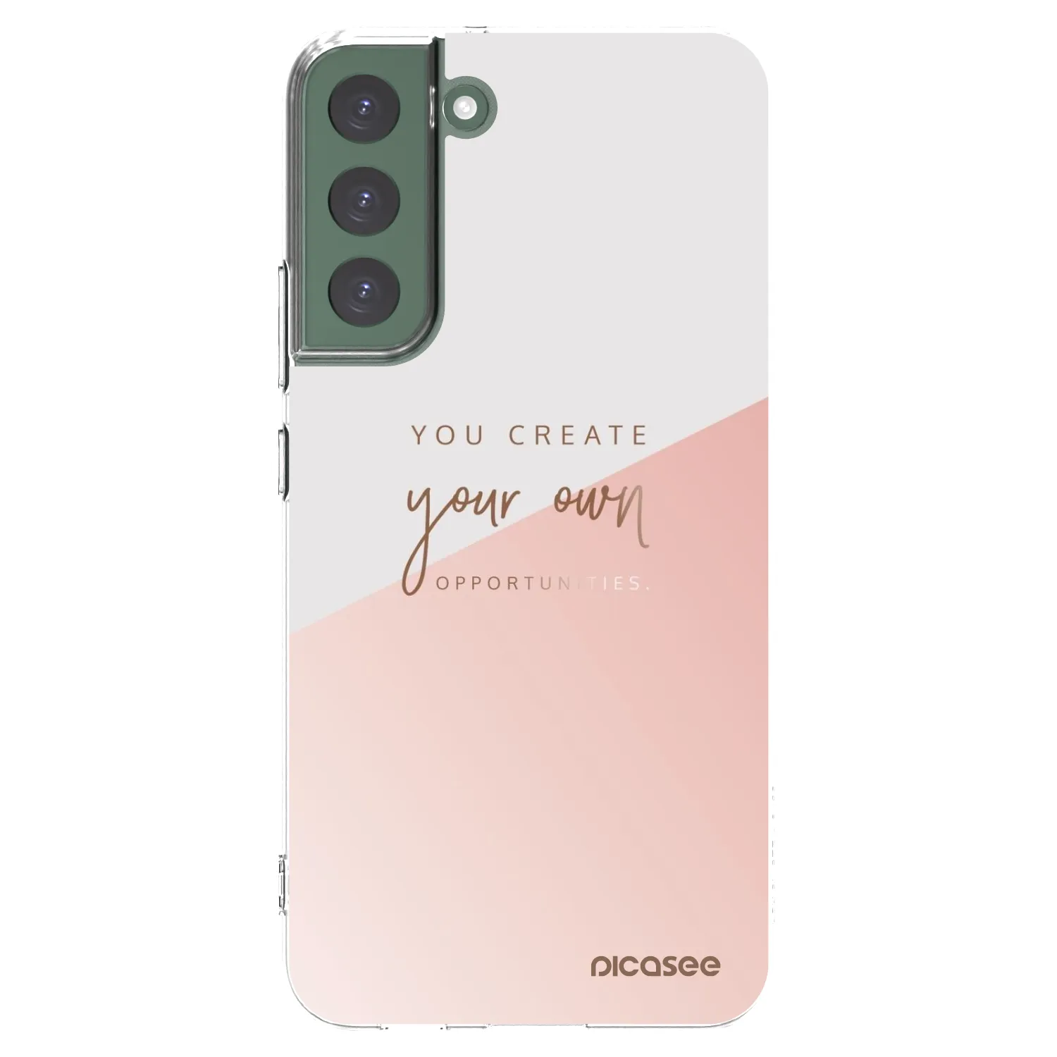 Picasee silikónový prehľadný obal pre Samsung Galaxy S22+ 5G - Vytvor si svoju vlastnú príležitosť
