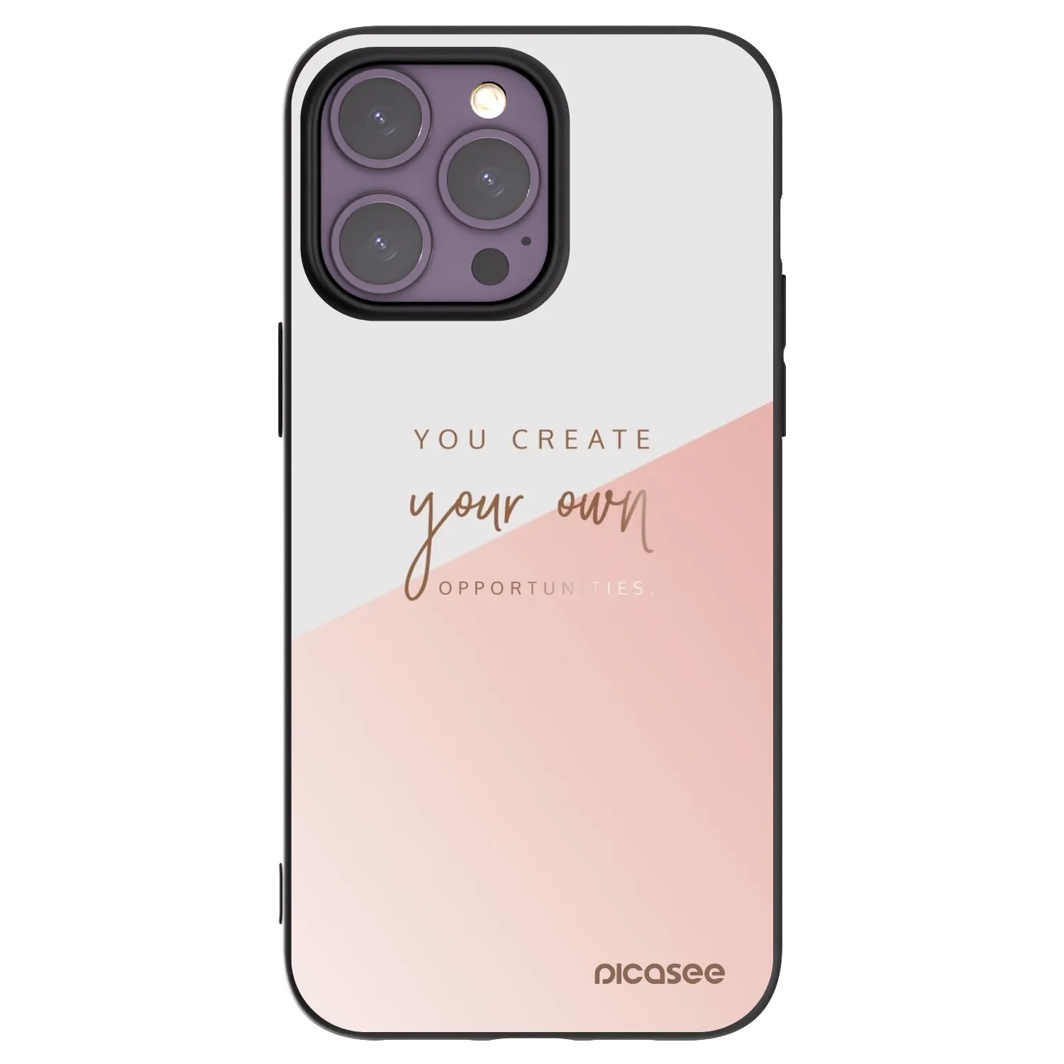 Picasee silikónový čierny obal pre Apple iPhone 14 Pro Max - Vytvor si svoju vlastnú príležitosť