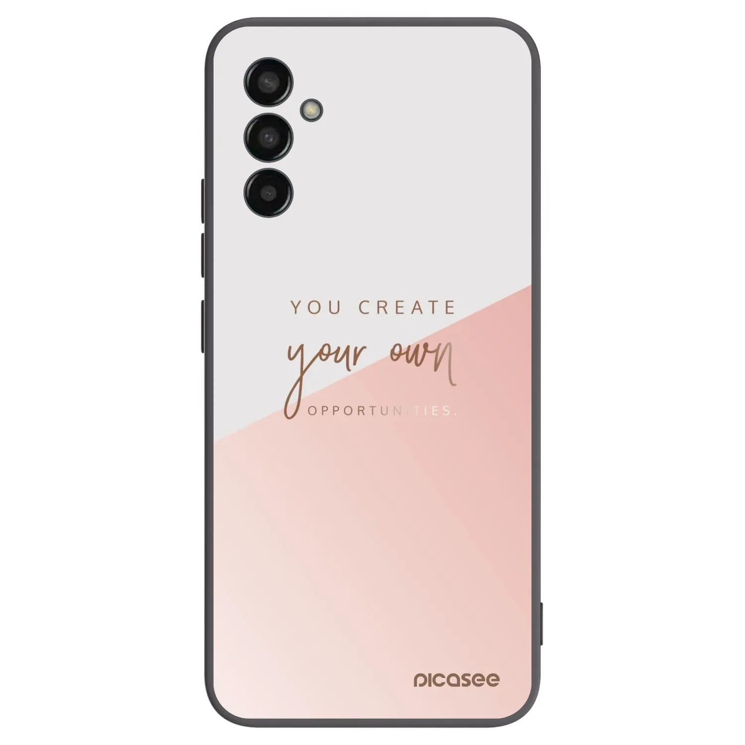 Picasee silikónový čierny obal pre Samsung Galaxy M13 M135F - Vytvor si svoju vlastnú príležitosť