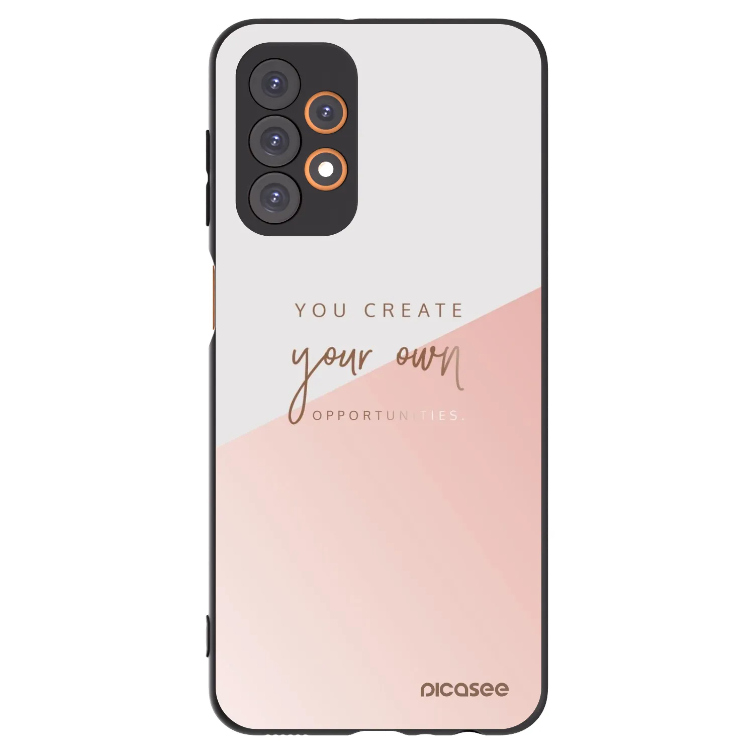Picasee silikónový čierny obal pre Samsung Galaxy A23 A235F 4G - Vytvor si svoju vlastnú príležitosť