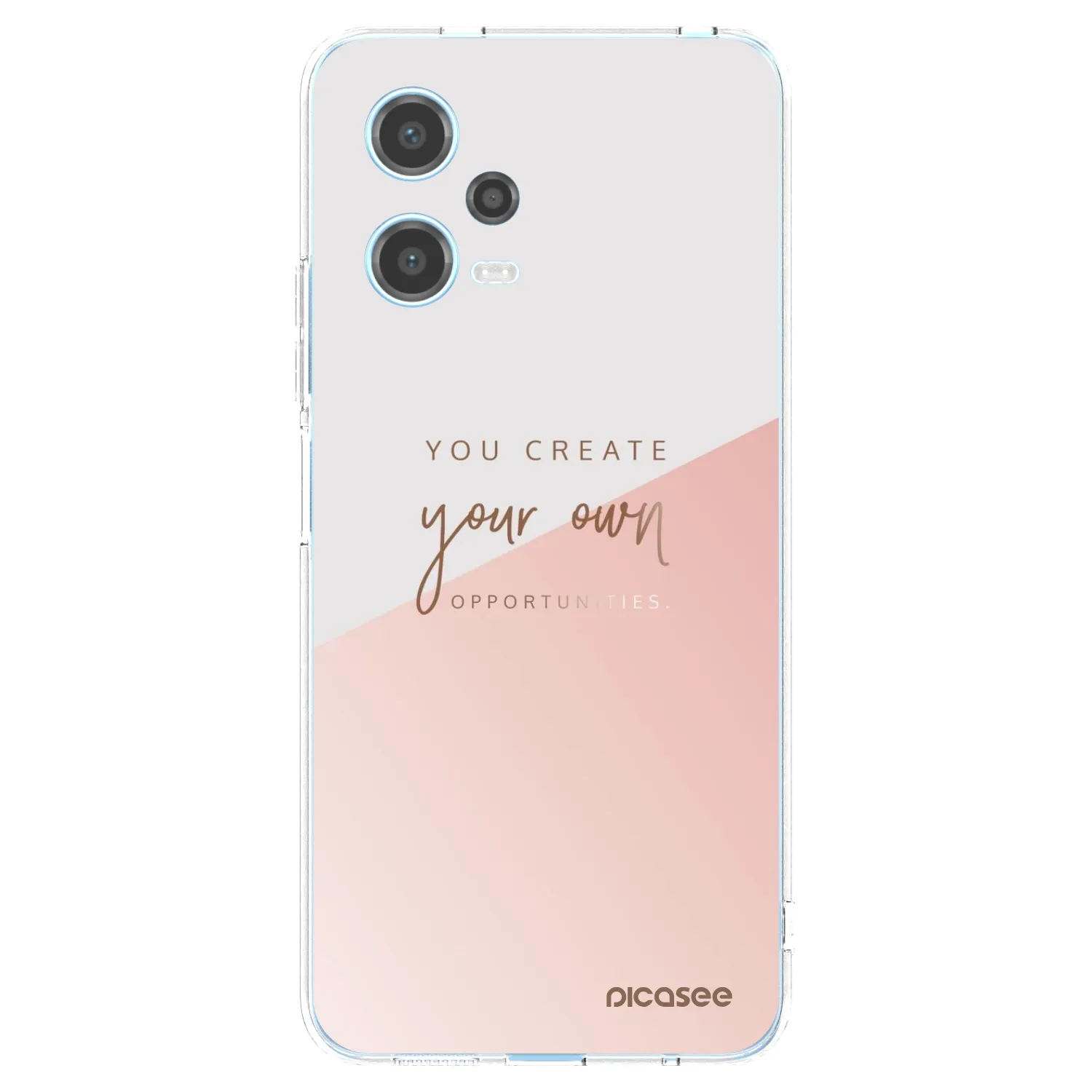 Picasee silikónový prehľadný obal pre Xiaomi Redmi Note 12 5G - Vytvor si svoju vlastnú príležitosť