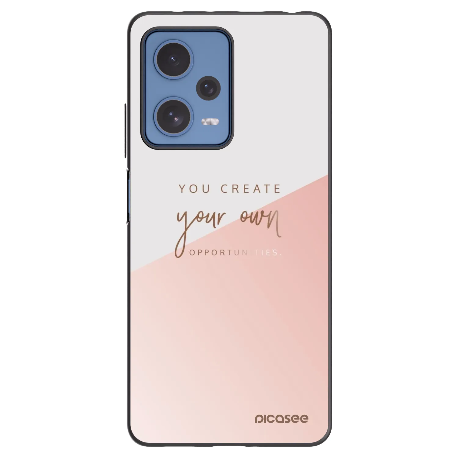 Picasee silikónový čierny obal pre Xiaomi Redmi Note 12 Pro 5G - Vytvor si svoju vlastnú príležitosť