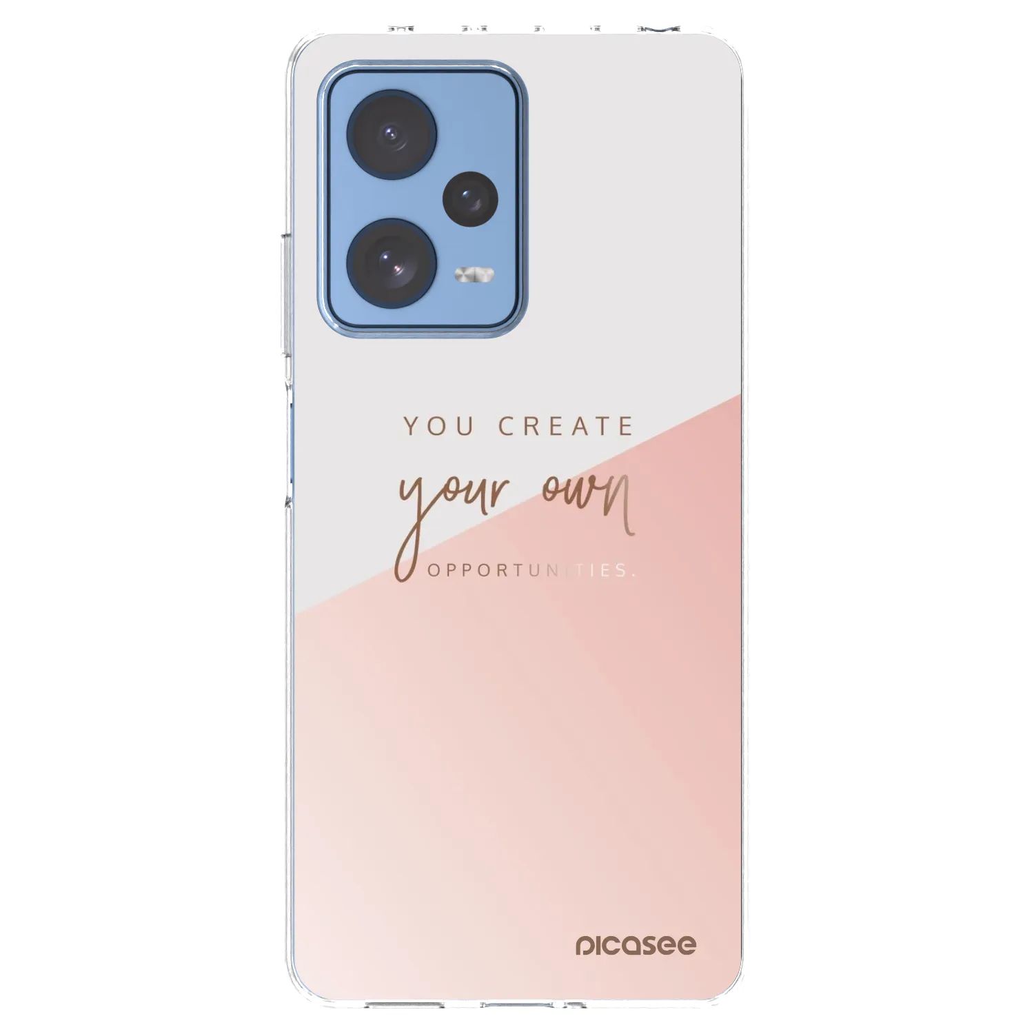 Picasee silikónový prehľadný obal pre Xiaomi Redmi Note 12 Pro 5G - Vytvor si svoju vlastnú príležitosť