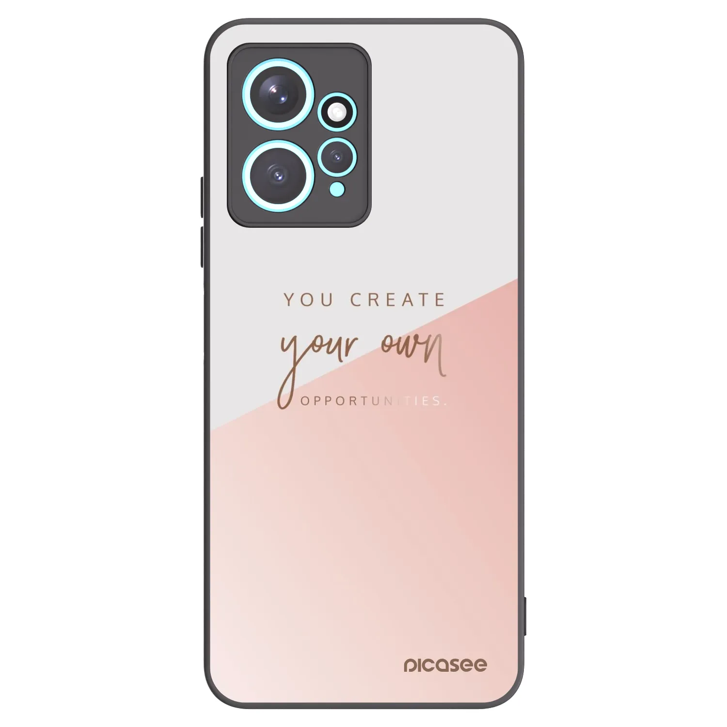 Picasee silikónový čierny obal pre Xiaomi Redmi Note 12 4G - Vytvor si svoju vlastnú príležitosť