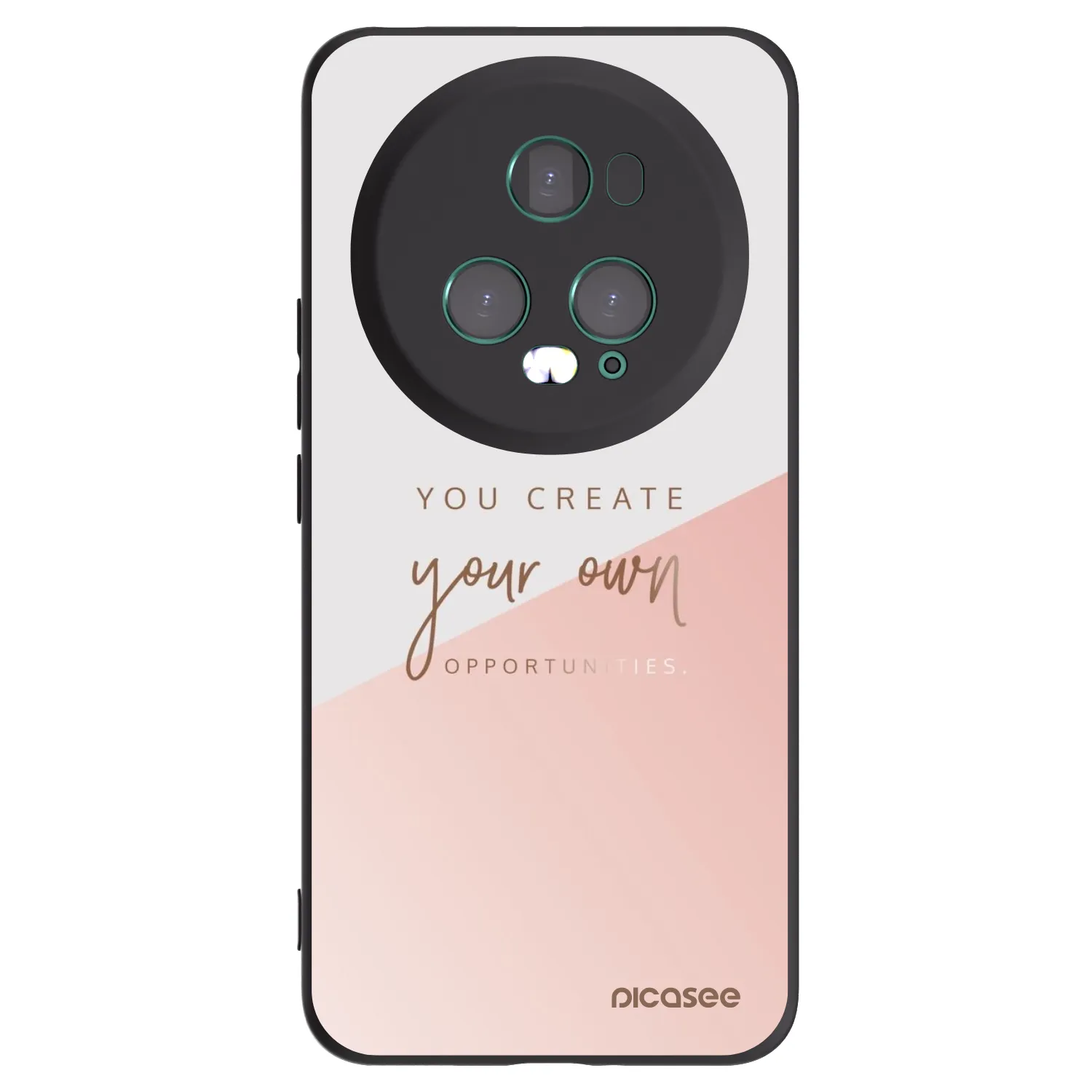 Picasee silikónový čierny obal pre Honor Magic5 Pro - Vytvor si svoju vlastnú príležitosť