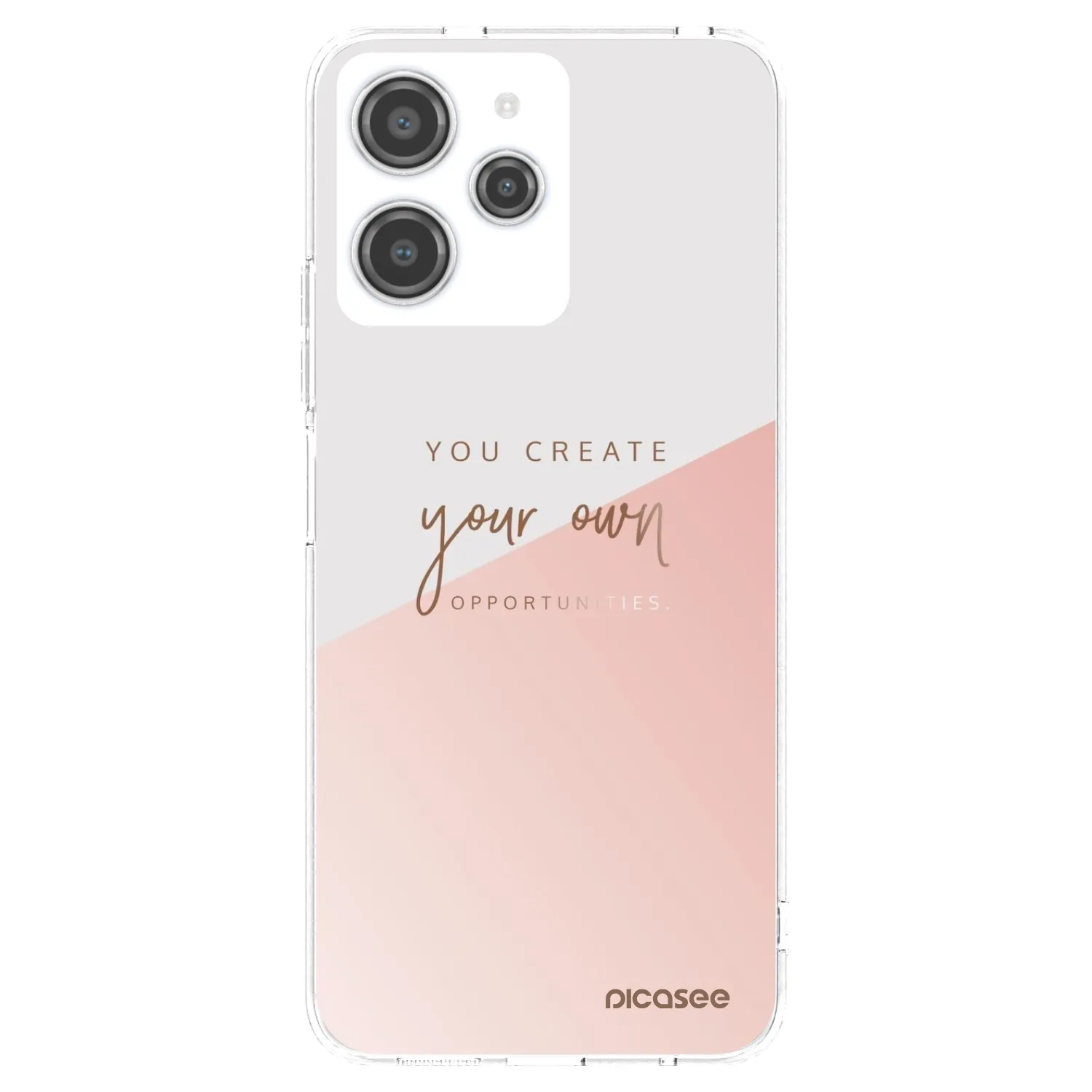 Picasee silikónový prehľadný obal pre Xiaomi Redmi 12 4G - Vytvor si svoju vlastnú príležitosť