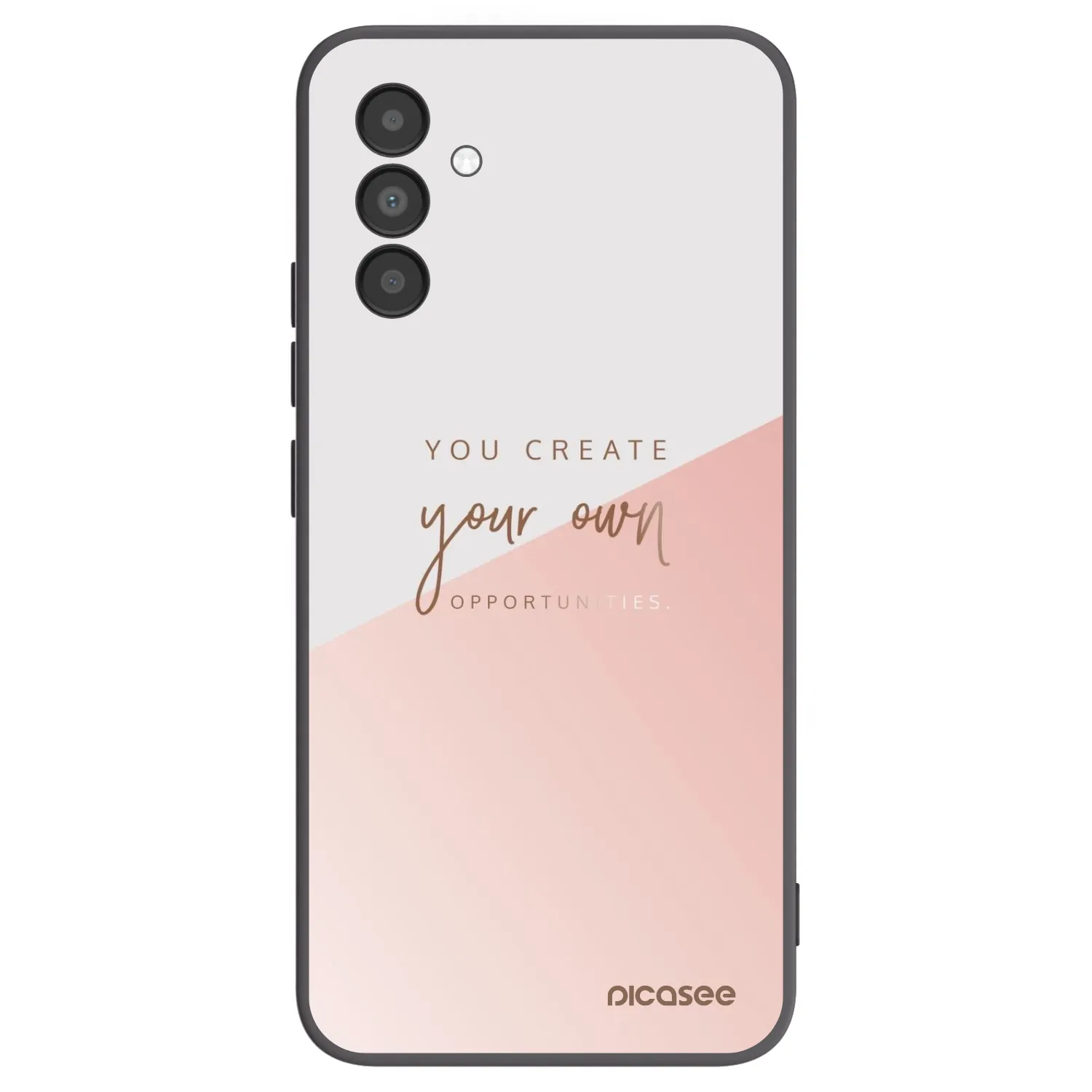 Picasee silikónový čierny obal pre Samsung Galaxy A04s A047F - Vytvor si svoju vlastnú príležitosť