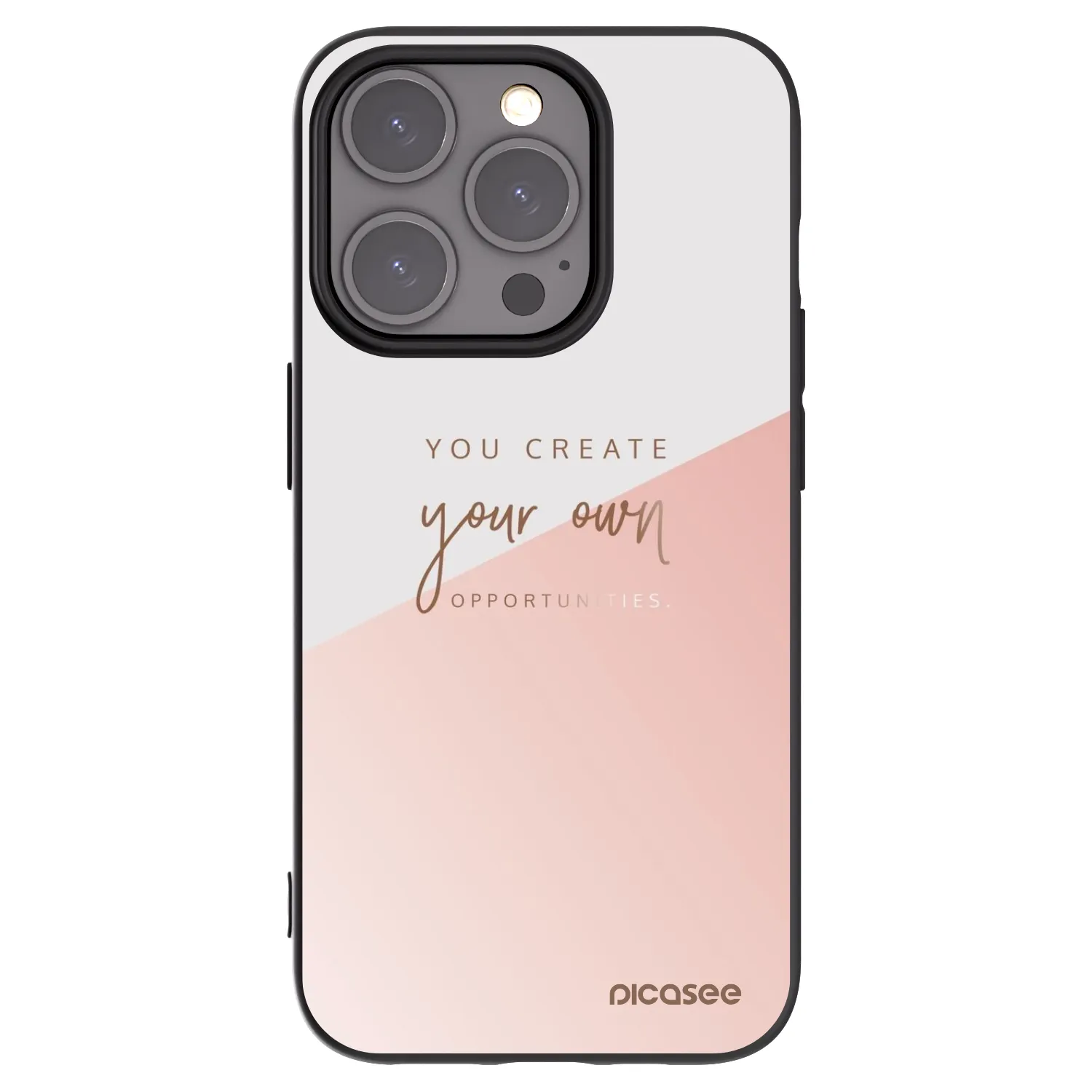 Silikónový čierny obal pre Apple iPhone 15 Pro - Vytvor si svoju vlastnú príležitosť