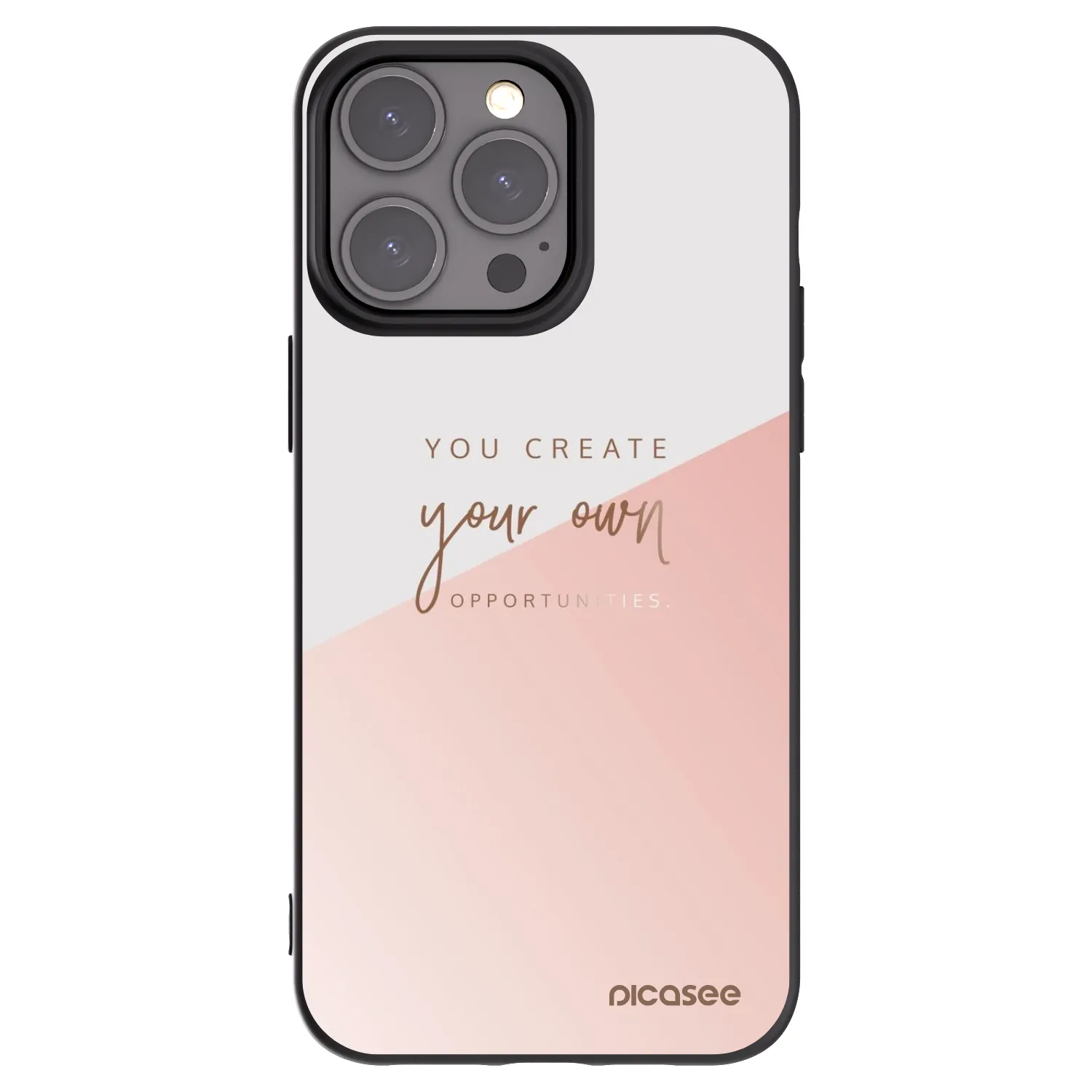 Silikónový čierny obal pre Apple iPhone 15 Pro Max - Vytvor si svoju vlastnú príležitosť
