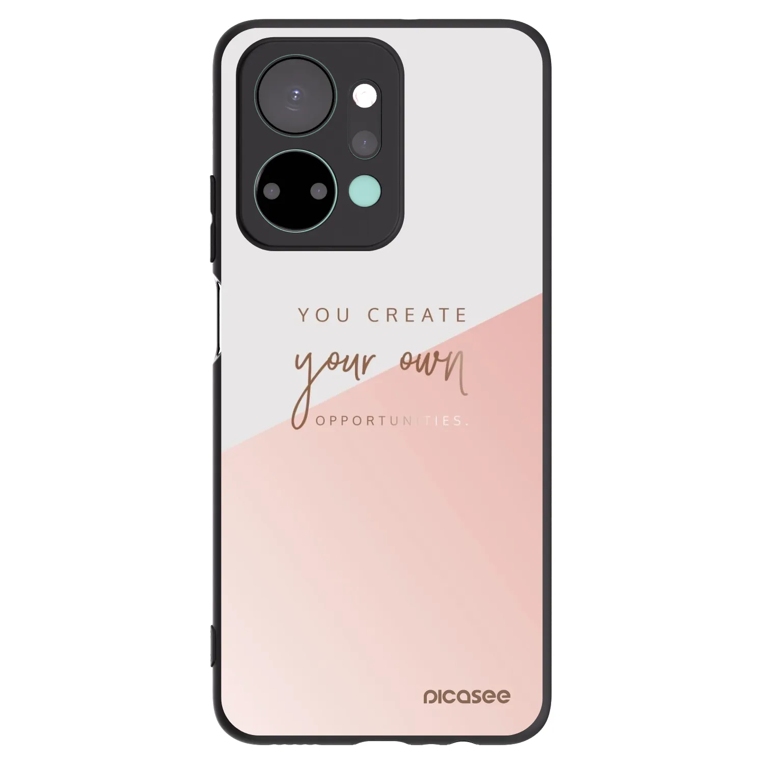 Picasee silikónový čierny obal pre Honor X7a - Vytvor si svoju vlastnú príležitosť