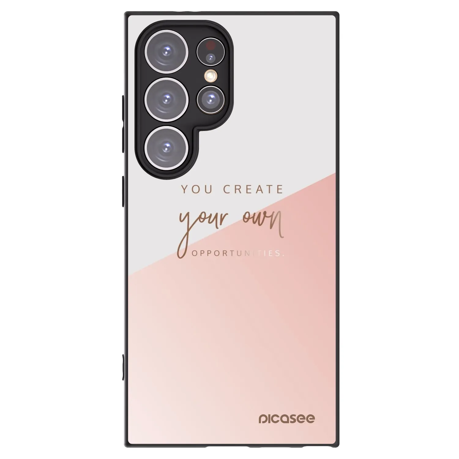 Picasee silikónový čierny obal pre Samsung Galaxy S24 Ultra S928B 5G - Vytvor si svoju vlastnú príležitosť