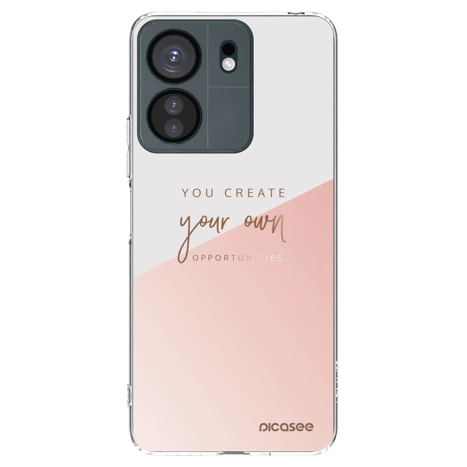 Picasee silikónový prehľadný obal pre Xiaomi Redmi 13C 4G - Vytvor si svoju vlastnú príležitosť
