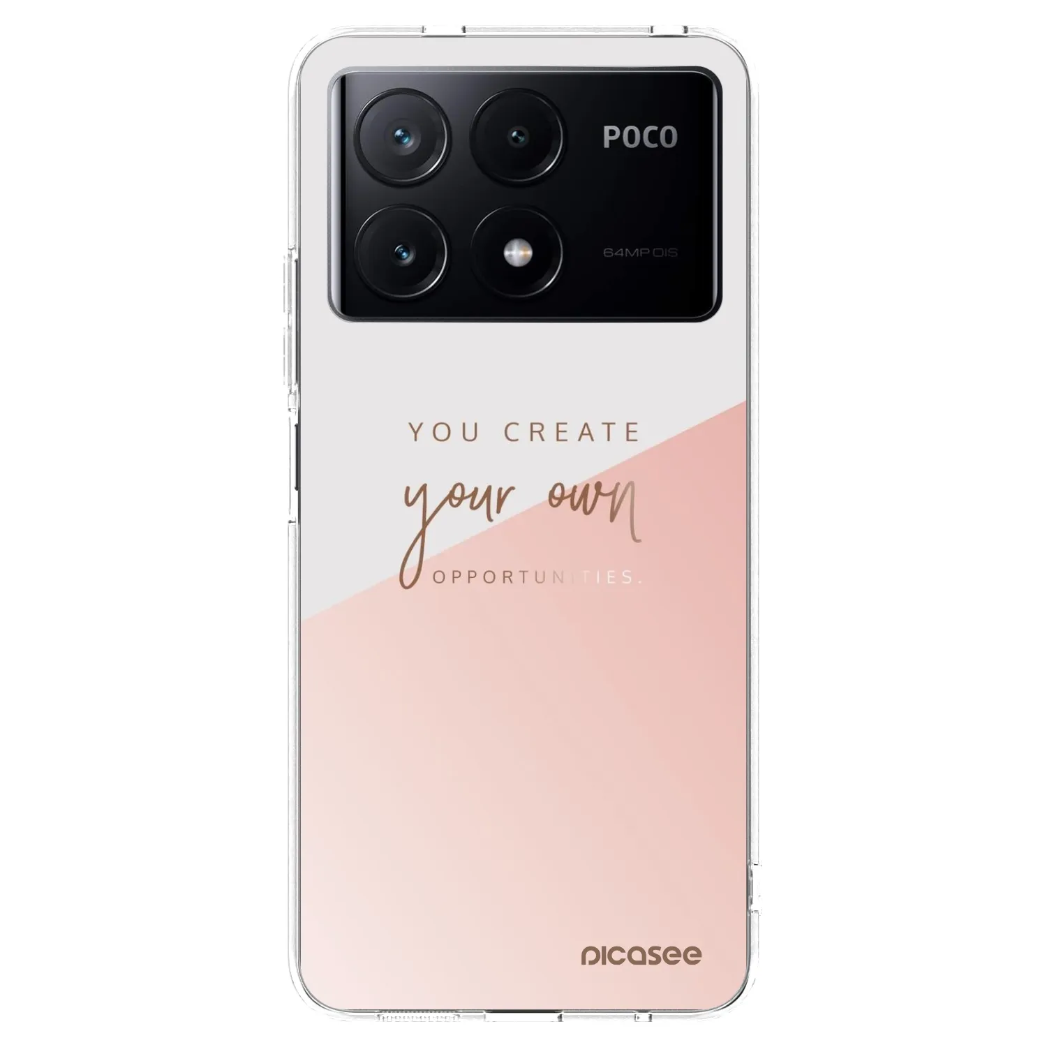 Picasee silikónový prehľadný obal pre Xiaomi Poco X6 Pro - Vytvor si svoju vlastnú príležitosť