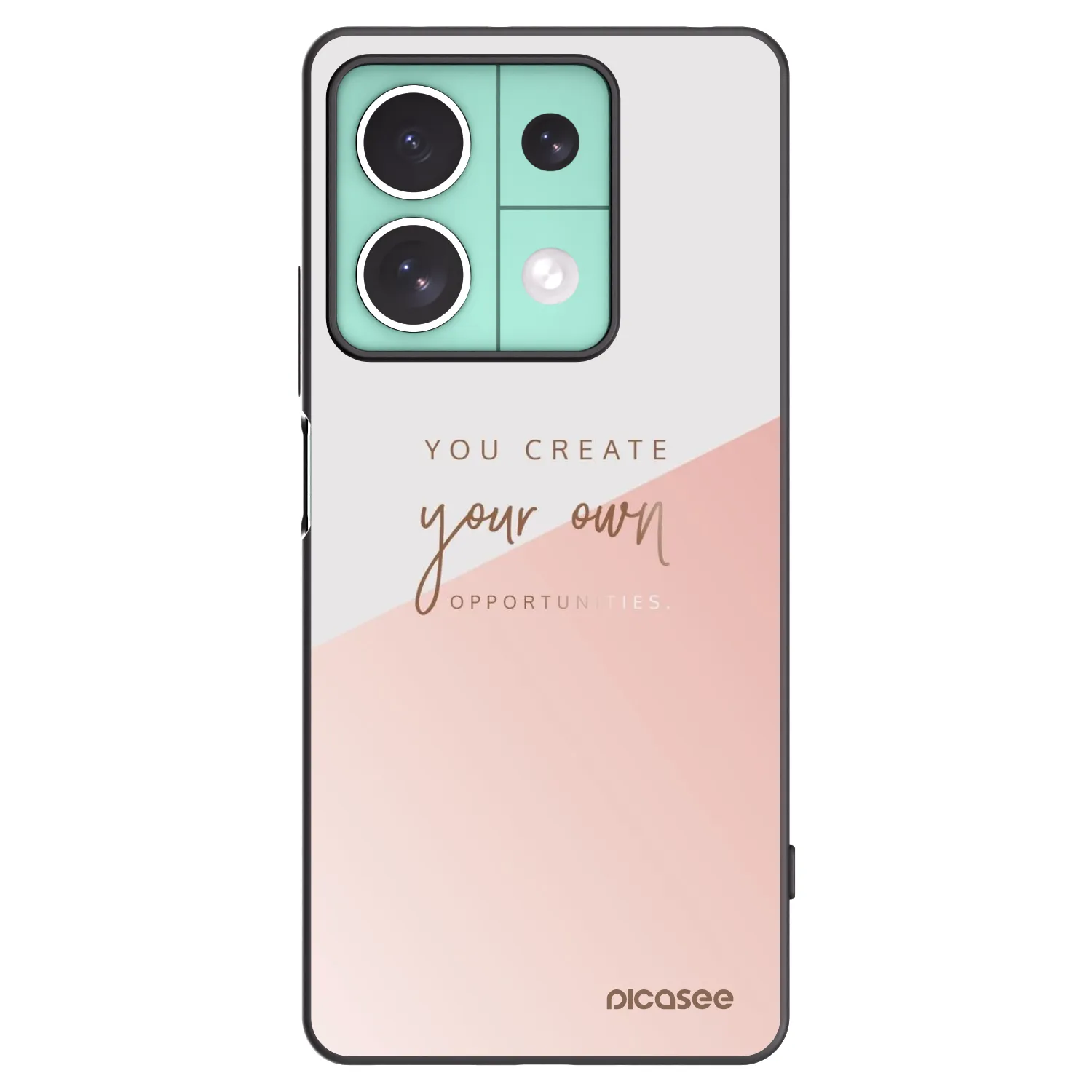Picasee silikónový čierny obal pre Xiaomi Redmi Note 13 5G - Vytvor si svoju vlastnú príležitosť