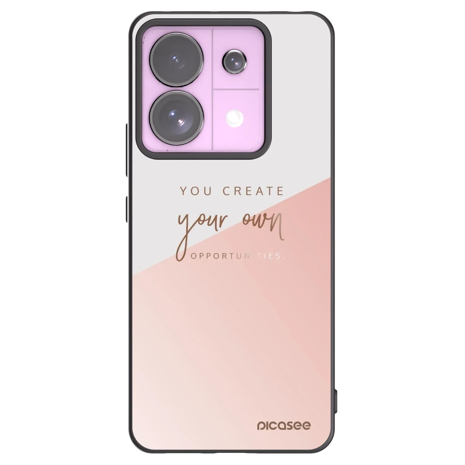 Picasee silikónový čierny obal pre Xiaomi Redmi Note 13 Pro 5G - Vytvor si svoju vlastnú príležitosť
