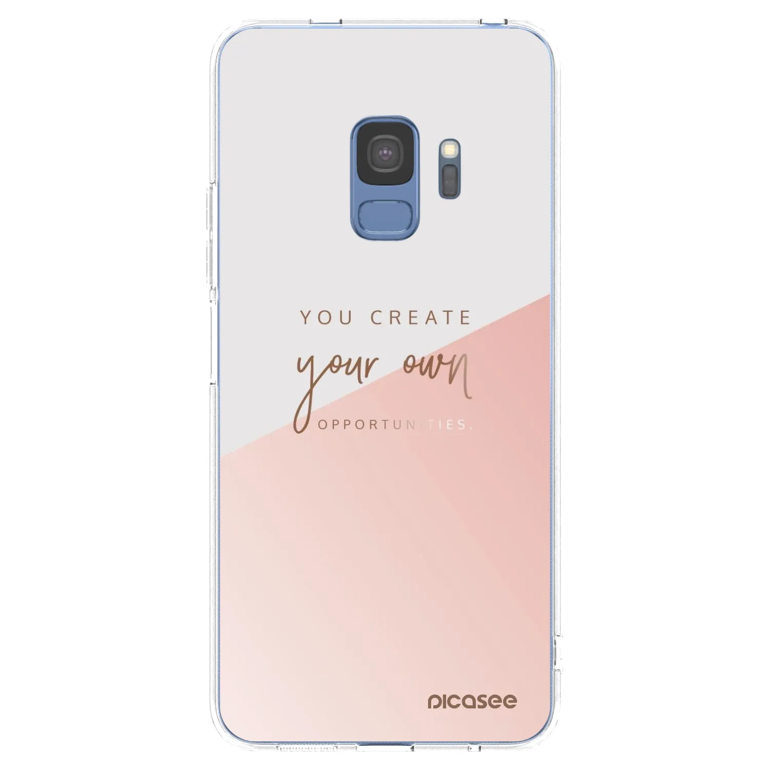 Picasee silikónový prehľadný obal pre Samsung Galaxy S9 G960F - Vytvor si svoju vlastnú príležitosť