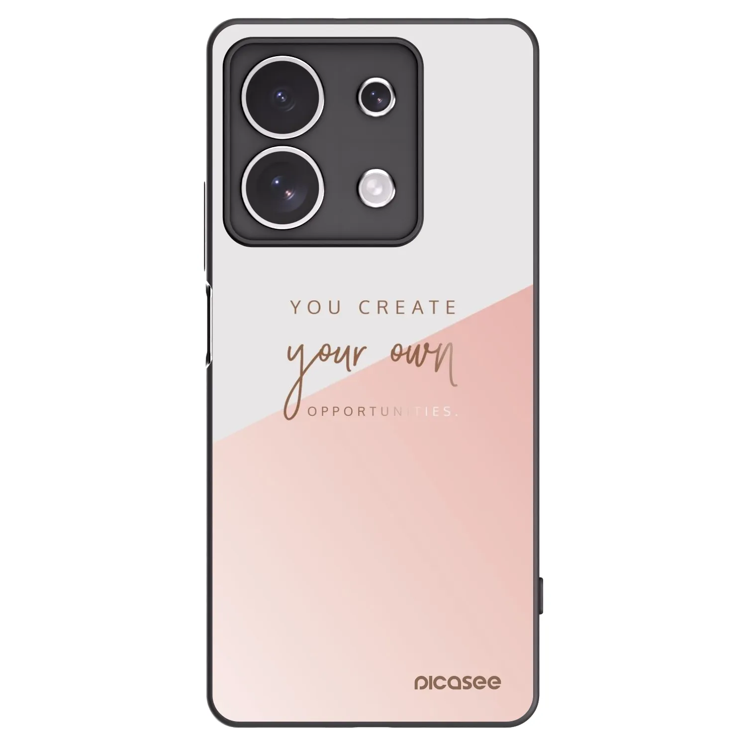 Picasee silikónový čierny obal pre Xiaomi Redmi Note 13 4G - Vytvor si svoju vlastnú príležitosť