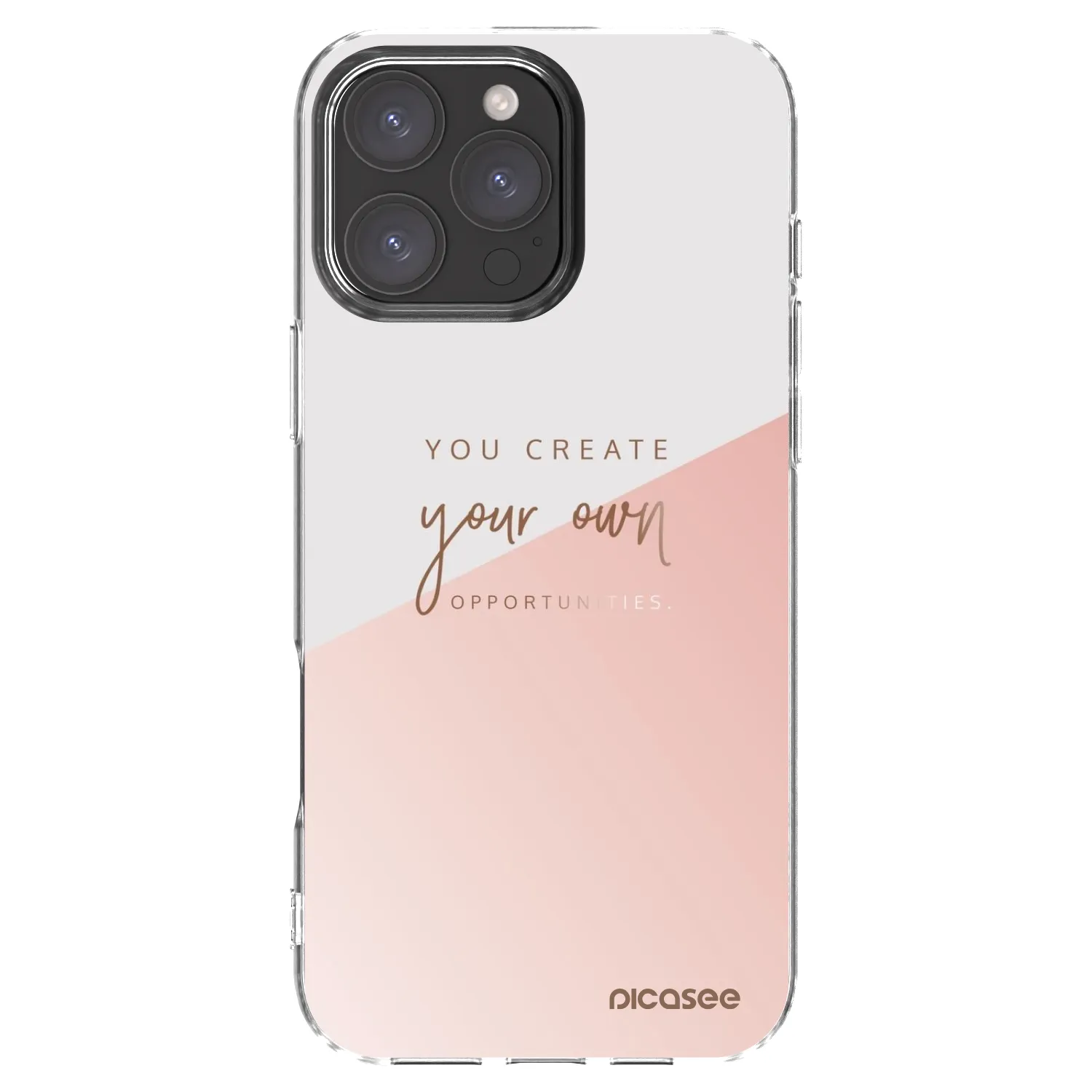 Silikónový prehľadný obal pre Apple iPhone 16 Pro Max - Vytvor si svoju vlastnú príležitosť