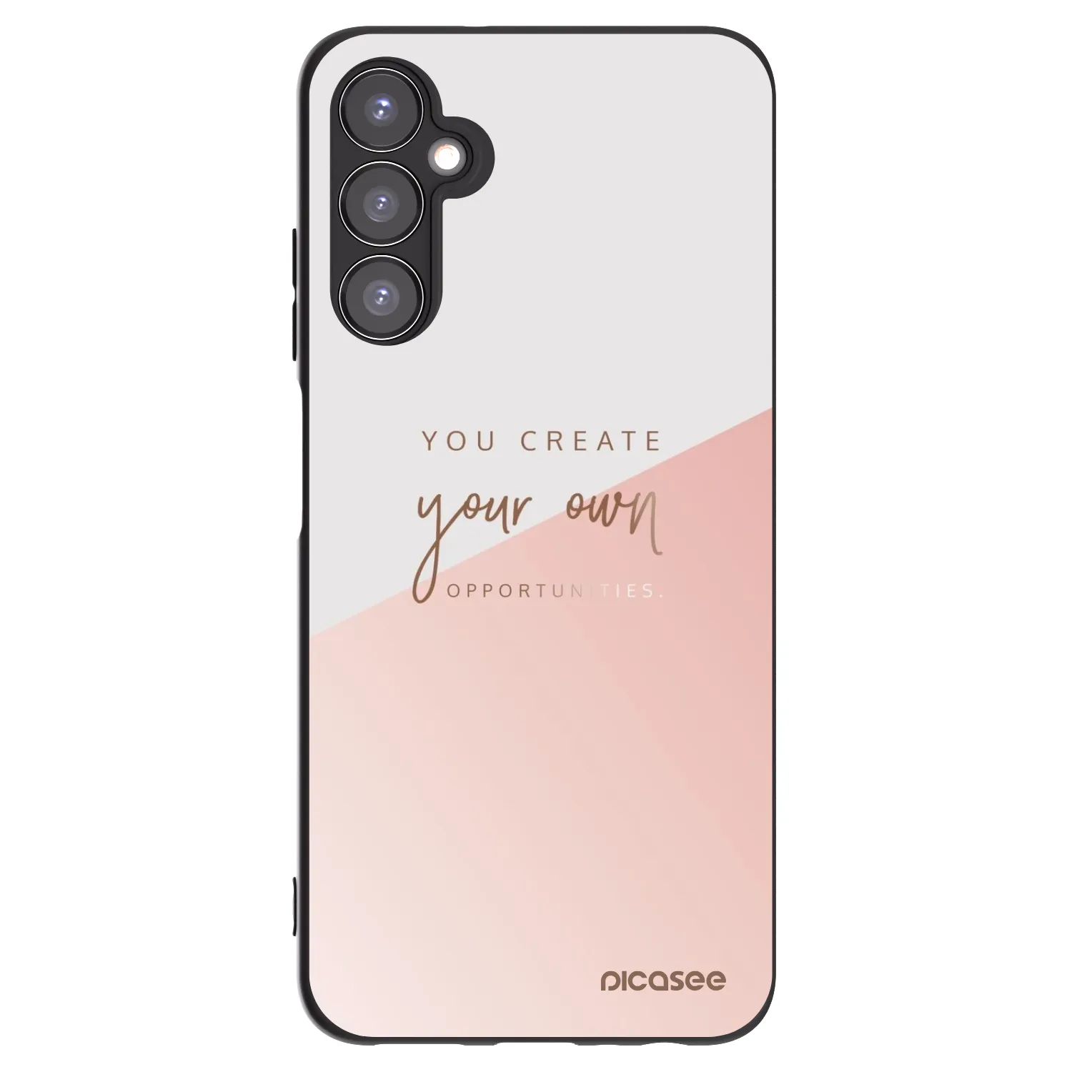 Picasee silikónový čierny obal pre Samsung Galaxy A05s A057G - Vytvor si svoju vlastnú príležitosť