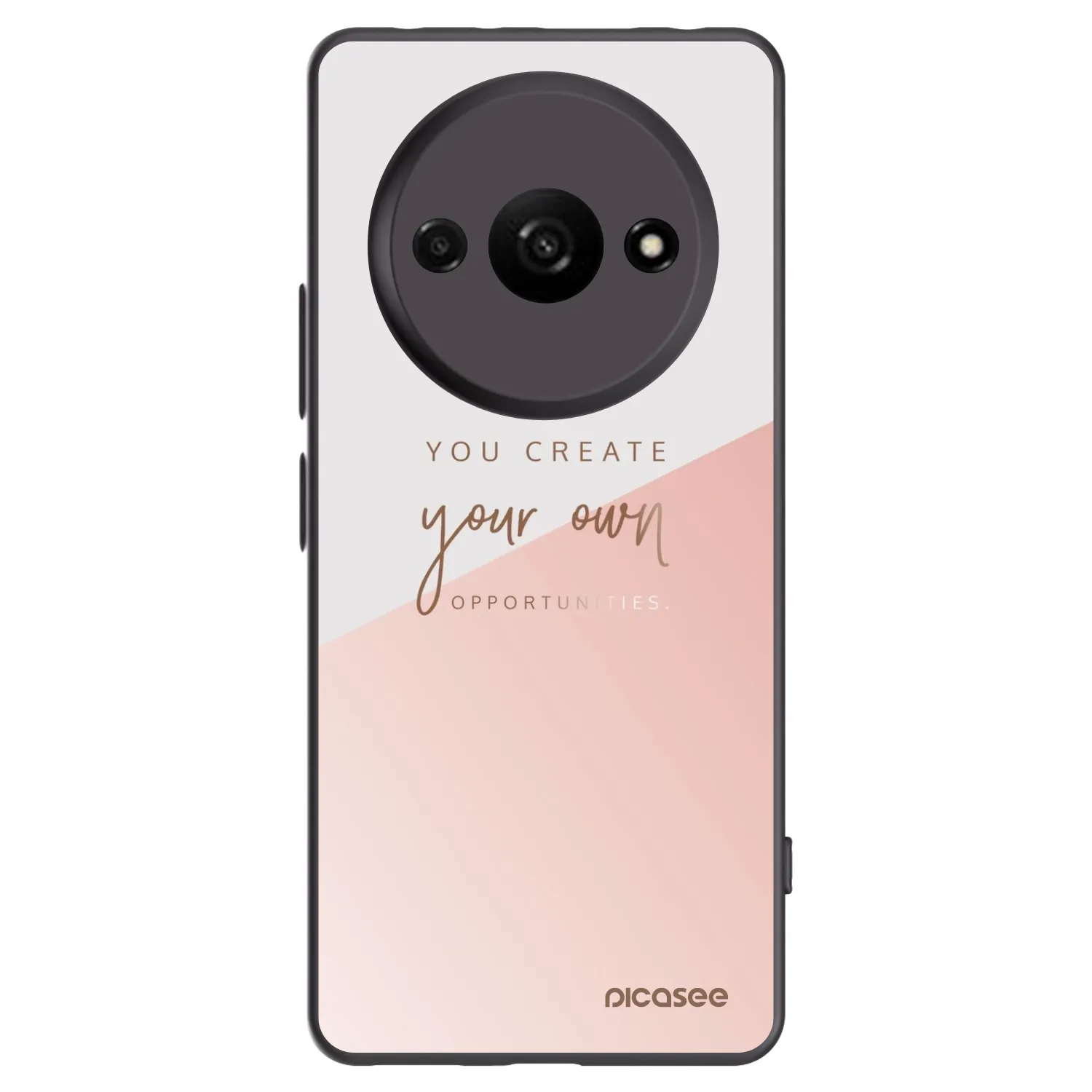 Picasee silikónový čierny obal pre Xiaomi Redmi A3 - Vytvor si svoju vlastnú príležitosť