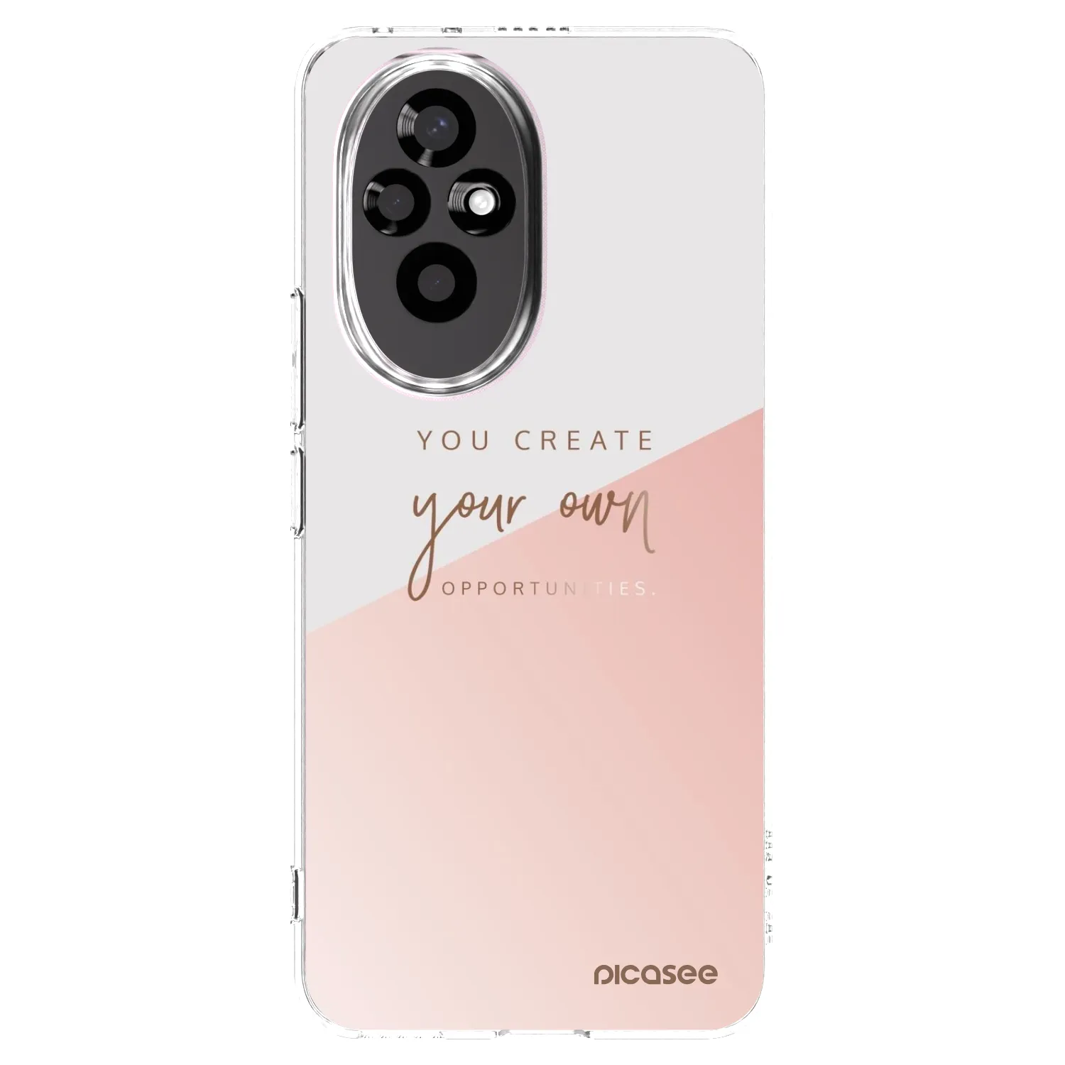 Picasee silikónový prehľadný obal pre Honor 200 Pro 5G - Vytvor si svoju vlastnú príležitosť